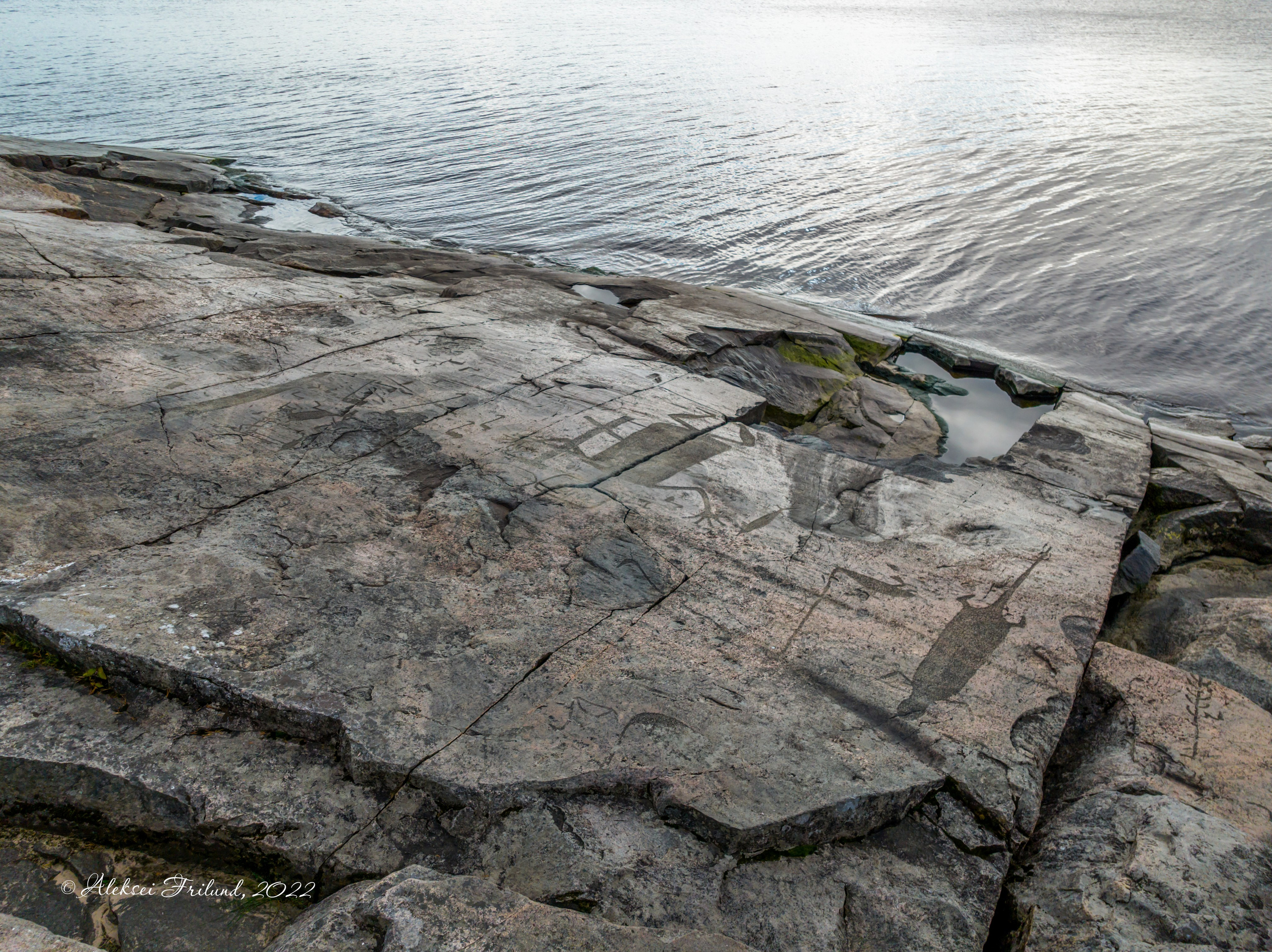 Бесов Нос (Онежские петроглифы). Аэросъемка. Фото и Видео в Карелии. Алексей Фрилунд