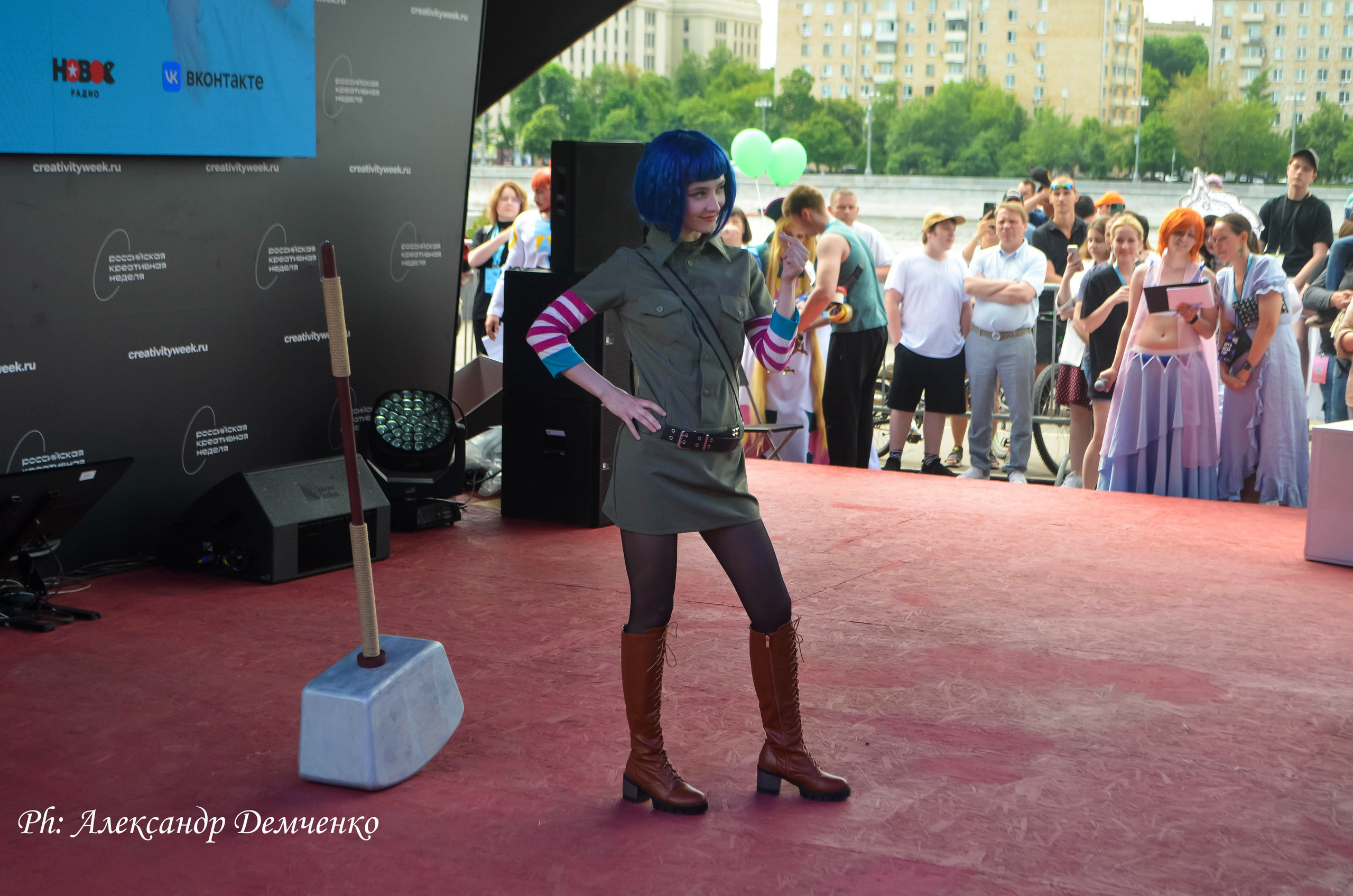 Фотосессия сцены в Москве на разных репортажных мероприятий