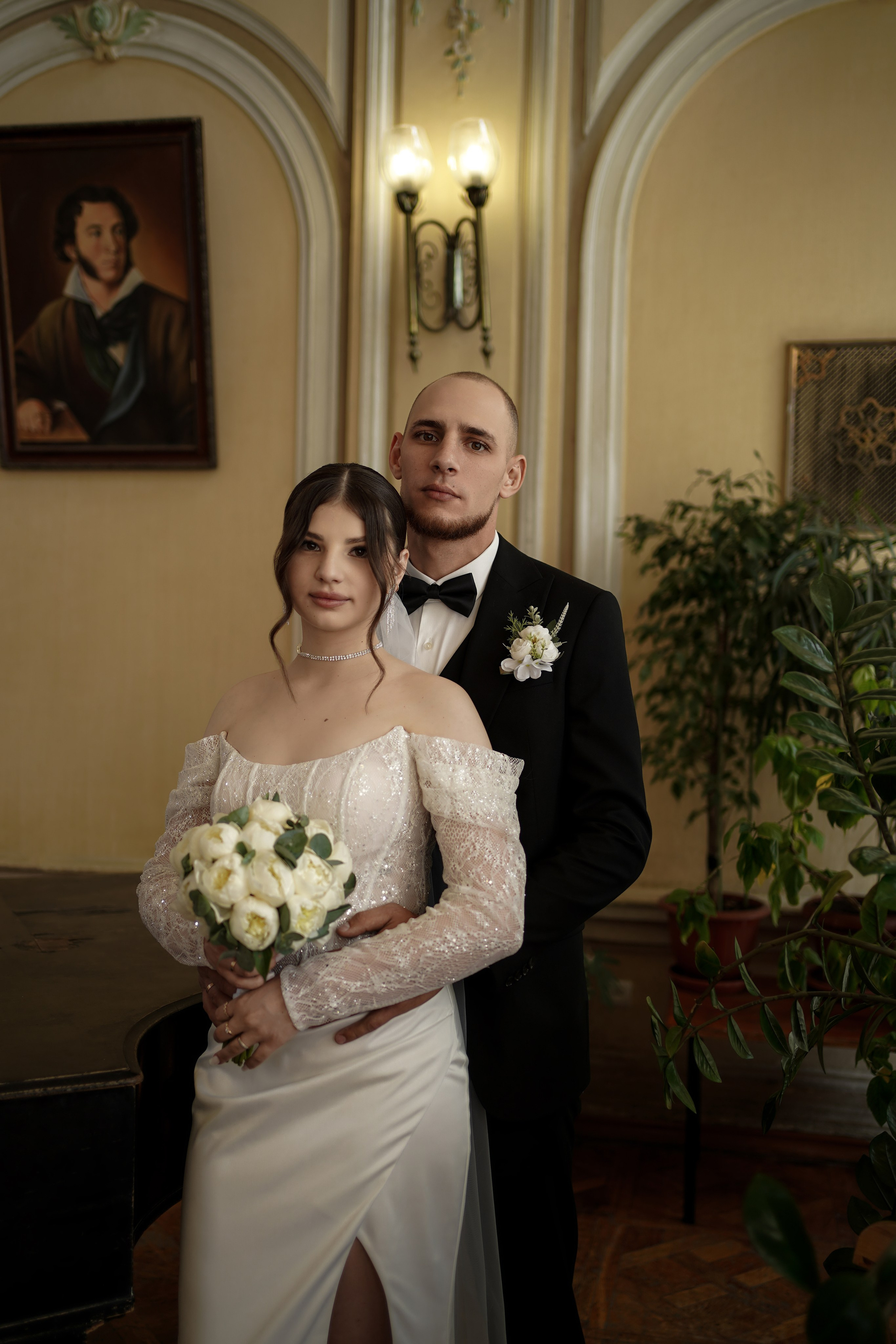 Эдуард и Анастасия на свадебной фотосессии в Новочеркасске. Свадебный фотограф в Ростове-на-Дону. Таинство Крещения и Венчания, семейные фотосессии. Алёна Чёботова