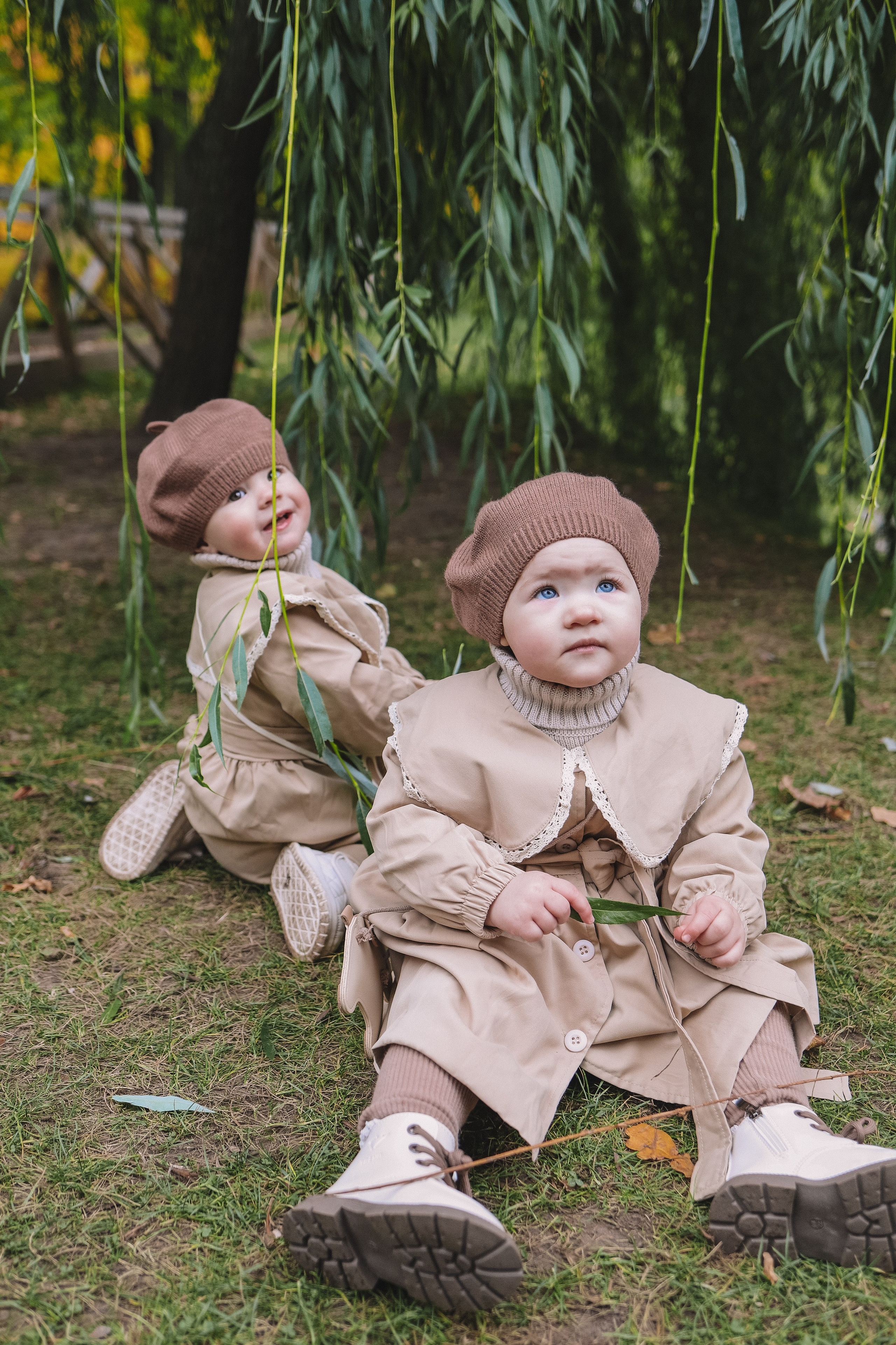 Мамы с дочками в осеннем парке. Фотограф Олеся Беляева | Санкт-Петербург и Ленобласть