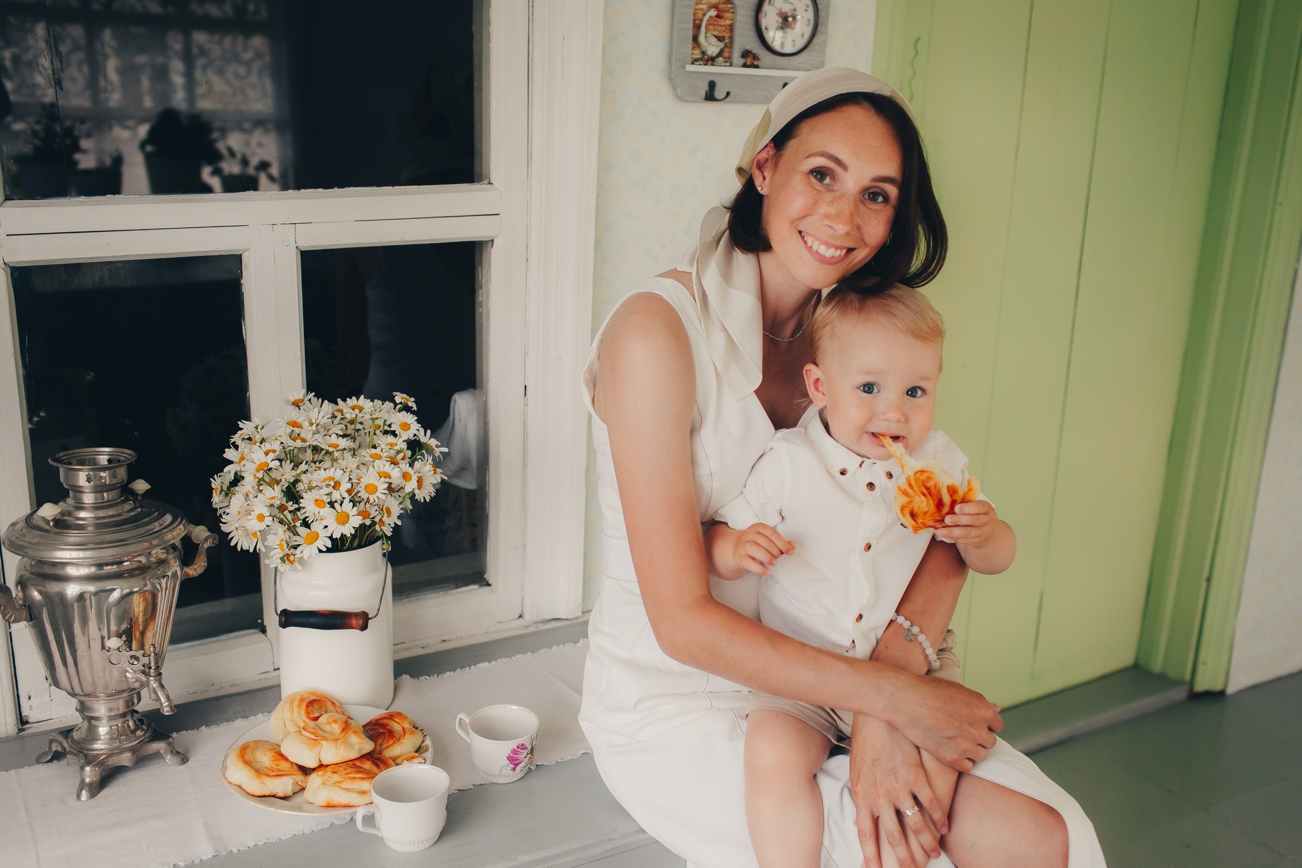 Семейная фотосессия в деревне. Фотограф Евгения Мальцева, Архангельск