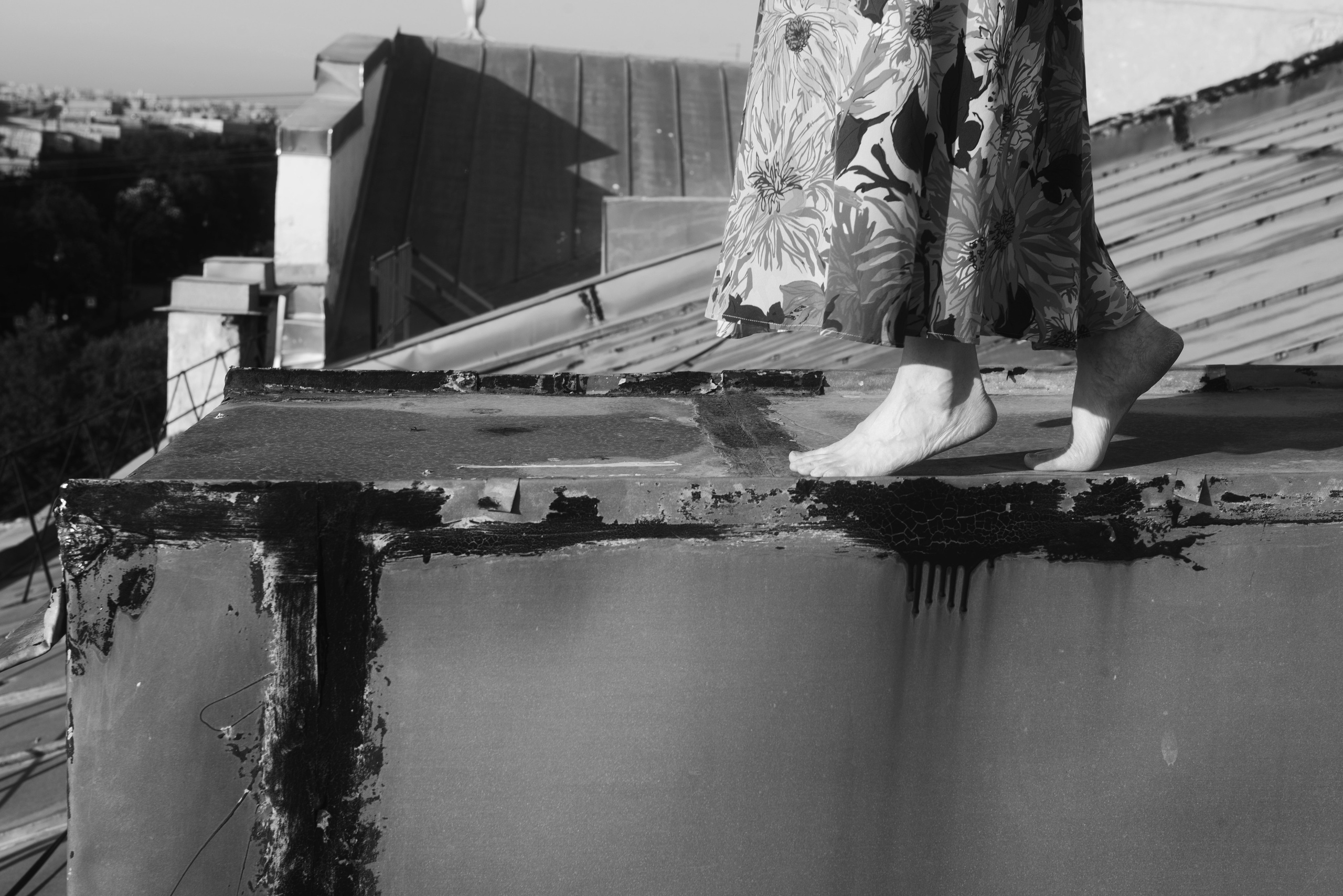 На крыше. Портретный и архитектурный фотограф в Москве и Санкт-Петербурге