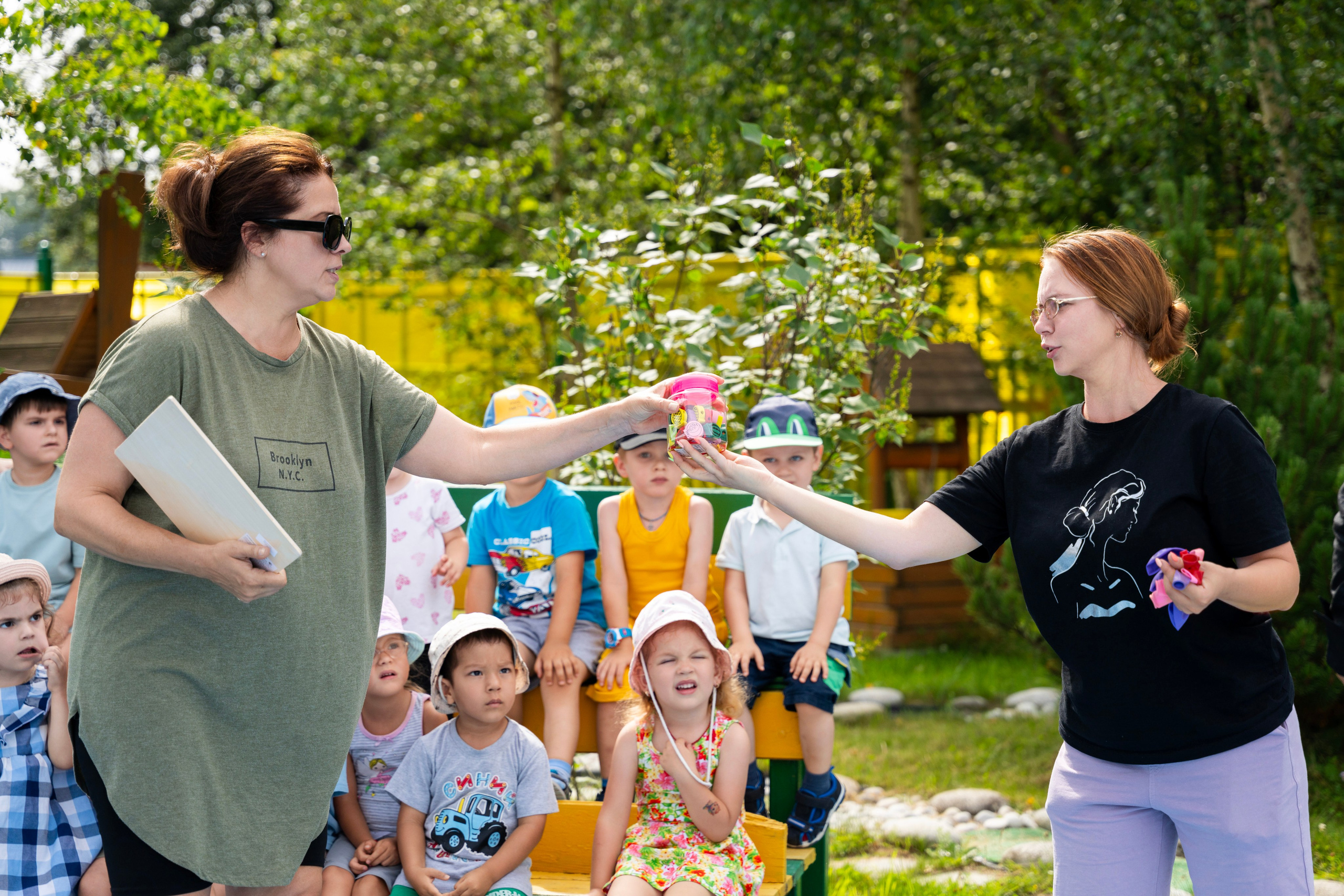 Игры на свежем воздухе. Фотограф Юлия Попова