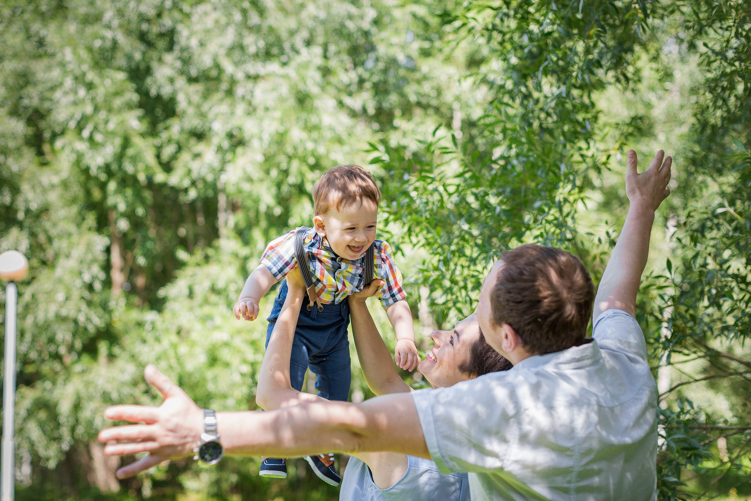 Левушка и семья. Фотограф на Крещение, семейный фотограф в Москве