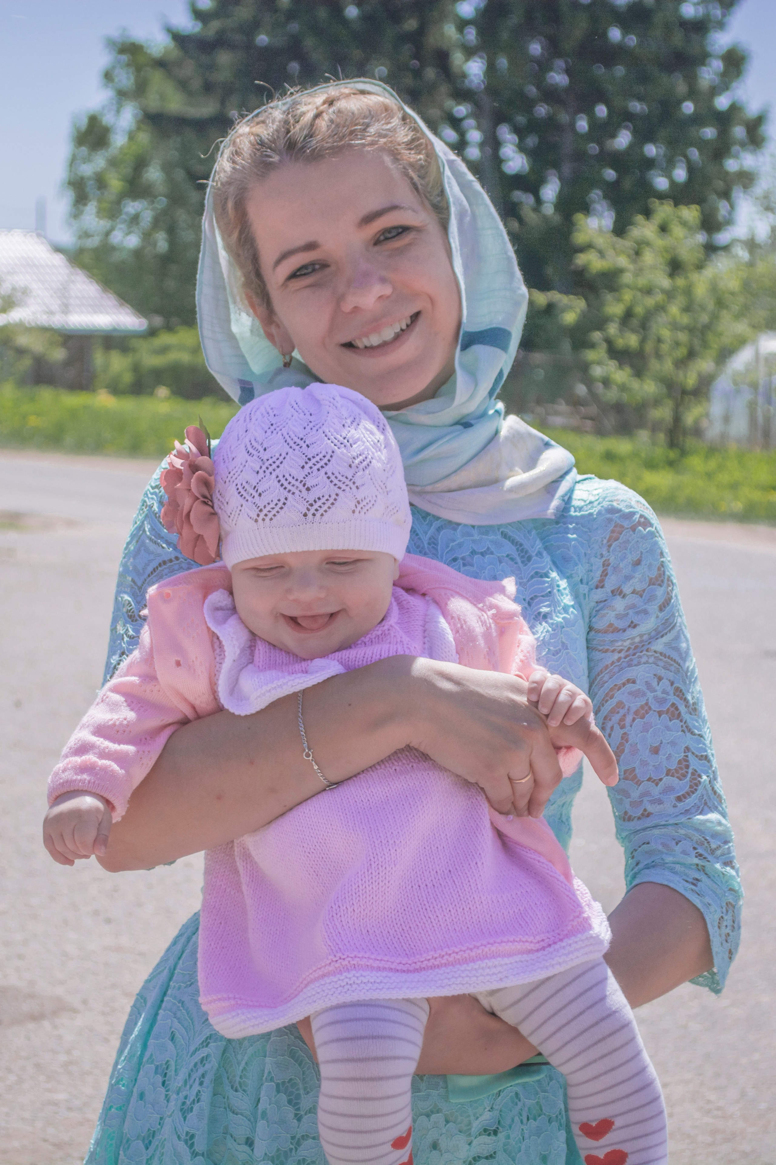 Крещение Василисы в храме Николая Чудотворца в д. Старый погост. Фотограф Евгений Егоров
