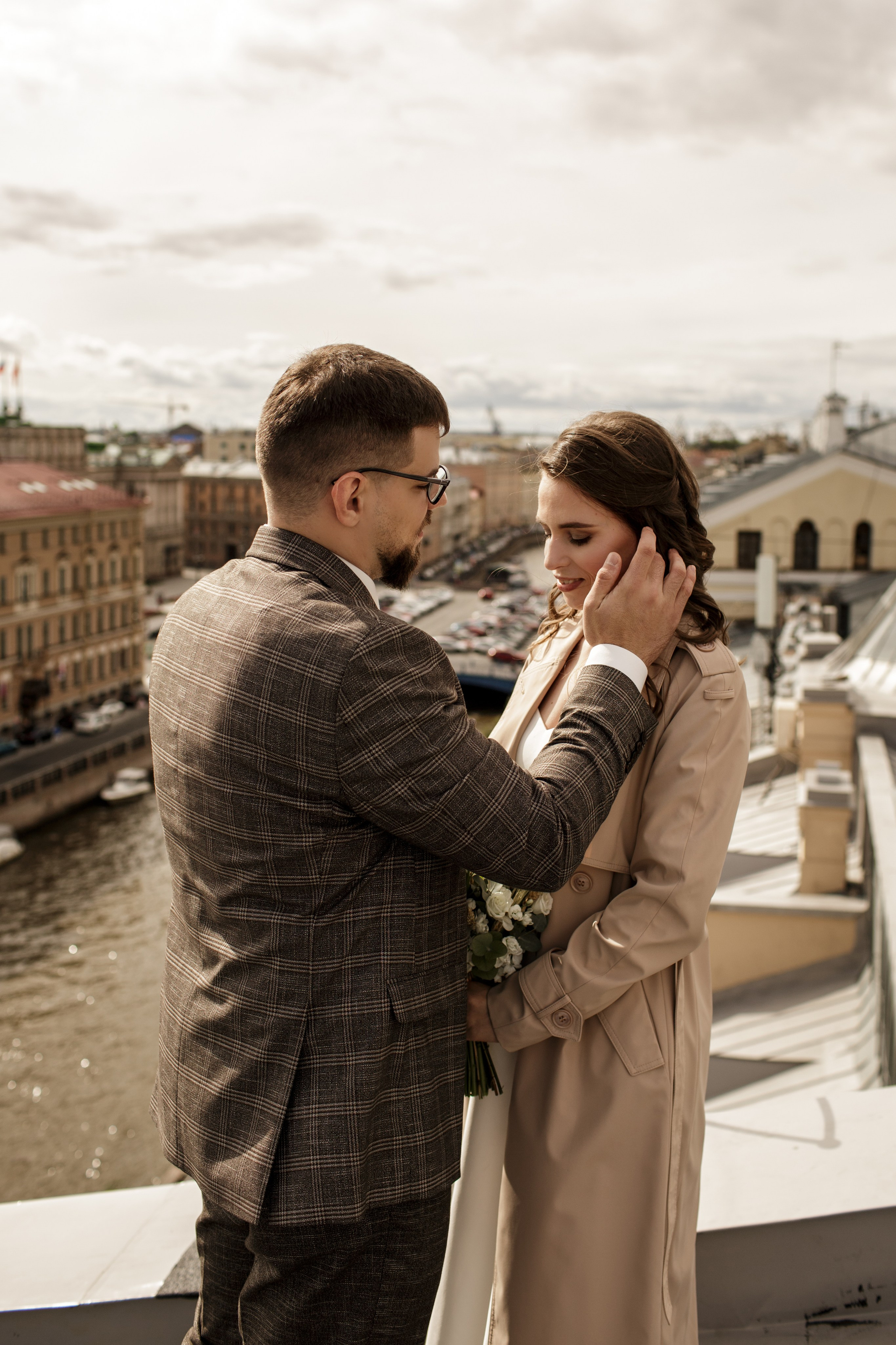 Анастасия и Андрей. Свадьба на крыше. Свадебный фотограф Кирилл Белый