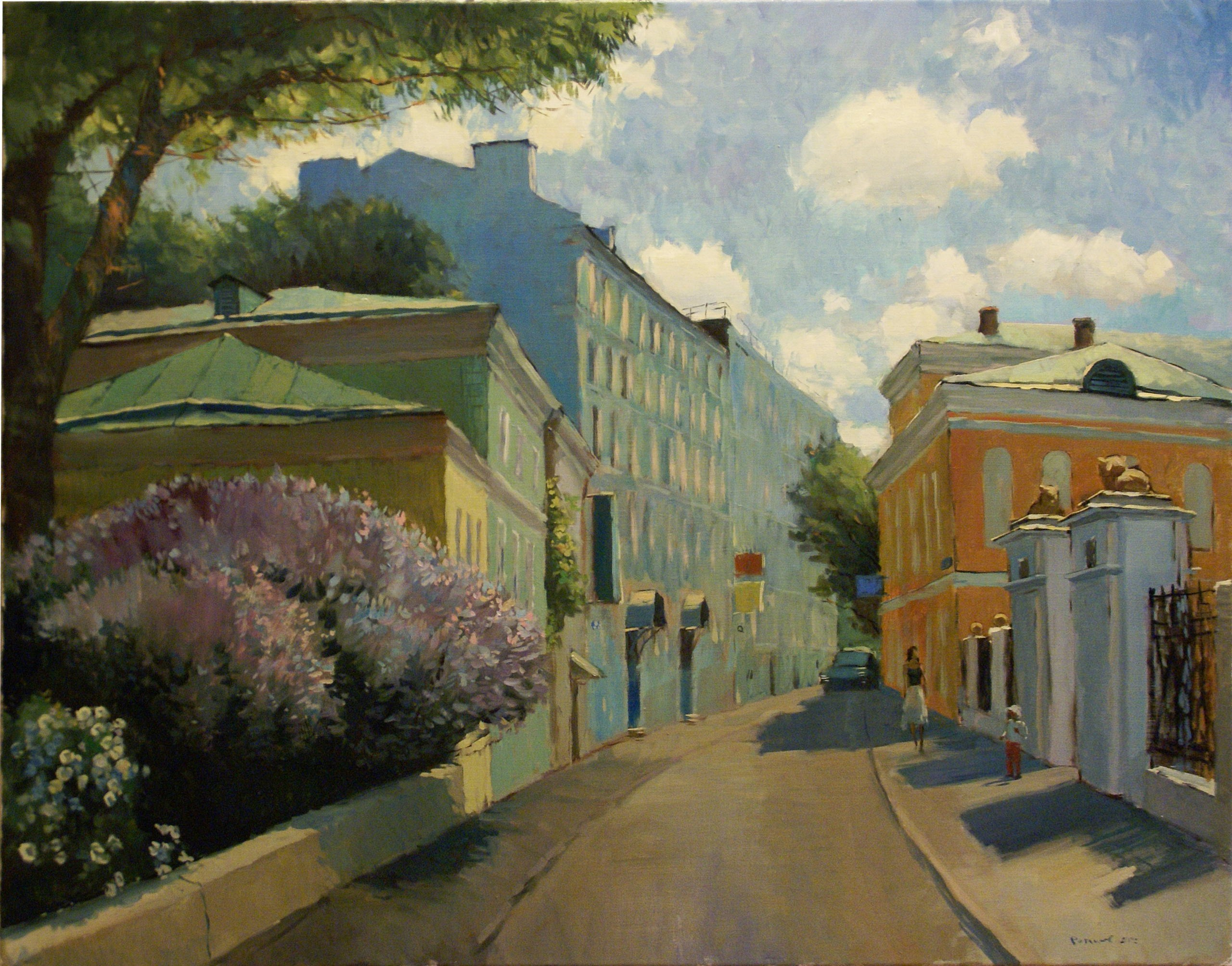 Картины с городским пейзажем. Архитектор | дизайнер | художник Сергей Ратчин в Москве