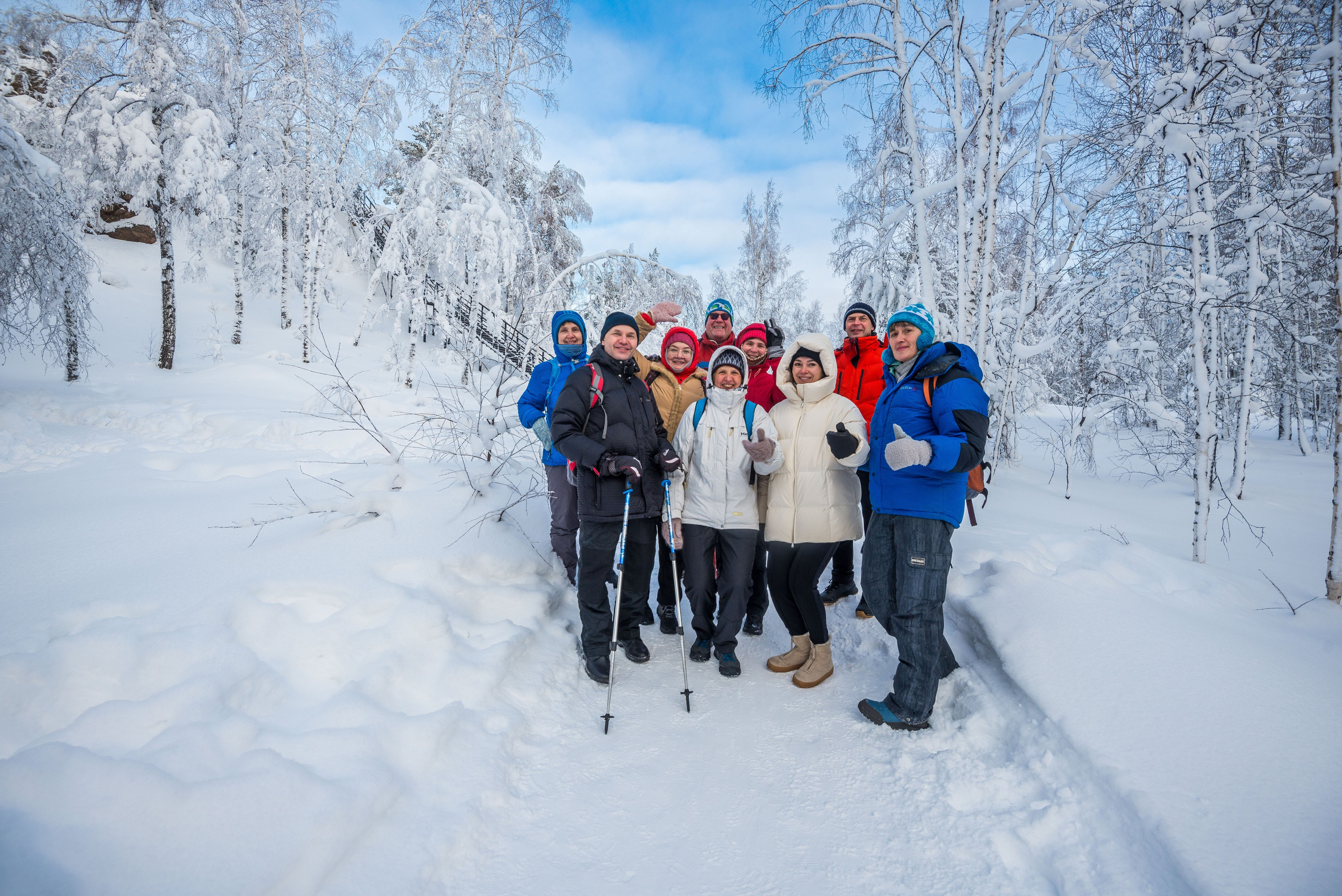 Таганай Семибратка, Парк Бажова, ледяной фонтан 06.01.2024. Свадебный фотограф на Урале Виктор Соколов