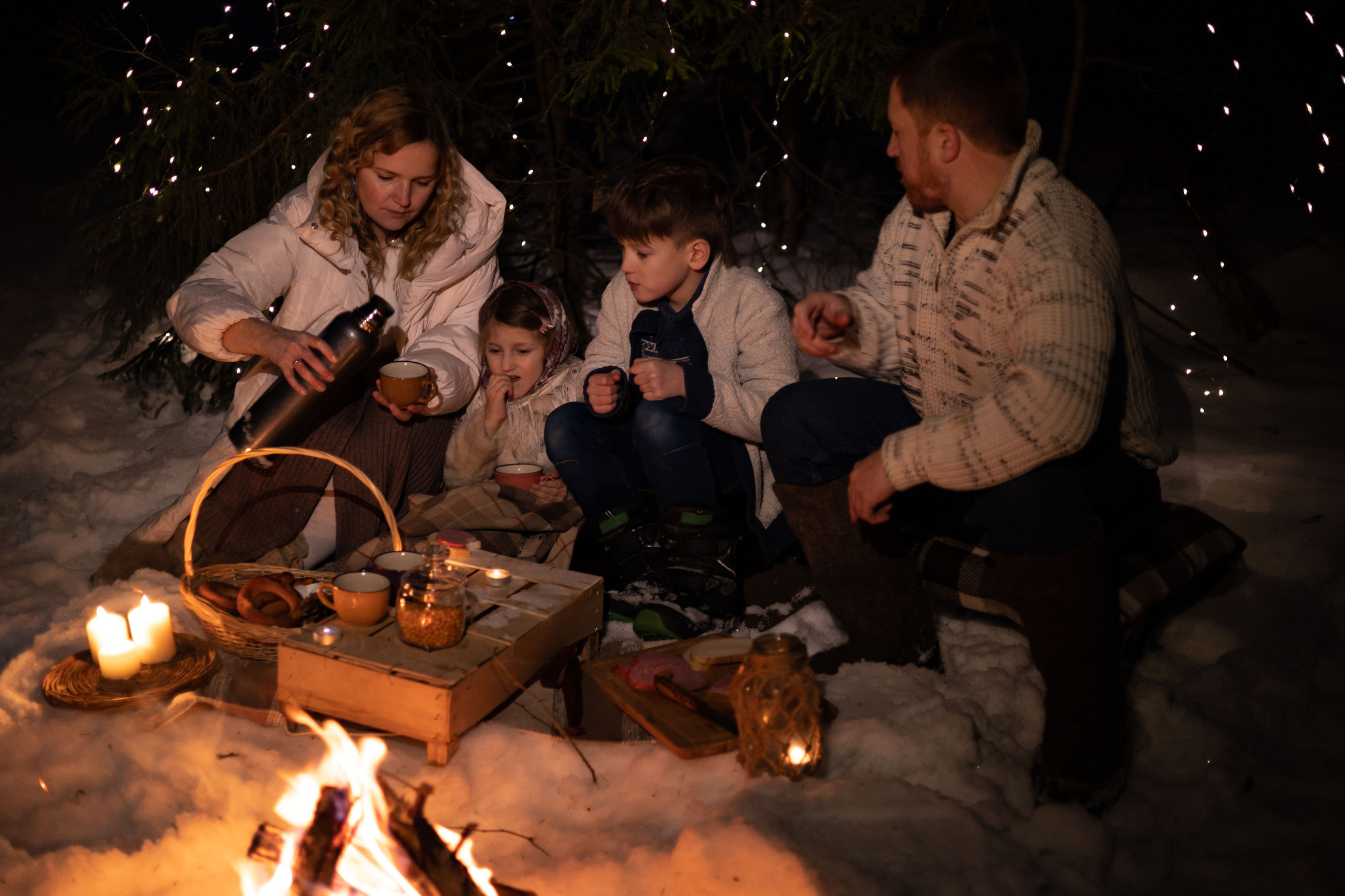 Зимний вече в лесу. Сказочный фотограф для Вас и Вашей семьи