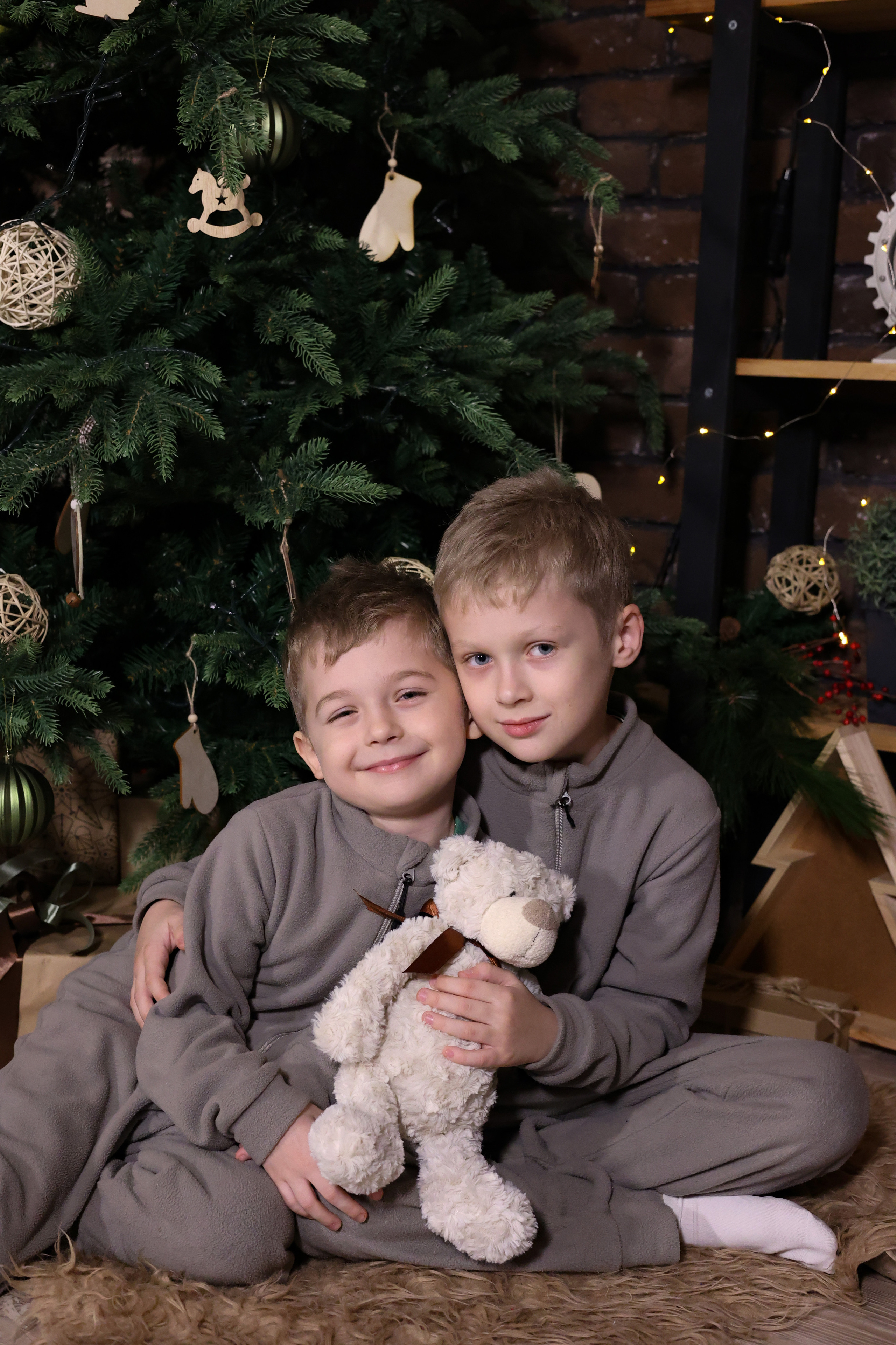 Евгения и дети (новогодняя фотосессия). Сказочный фотограф для Вас и Вашей семьи