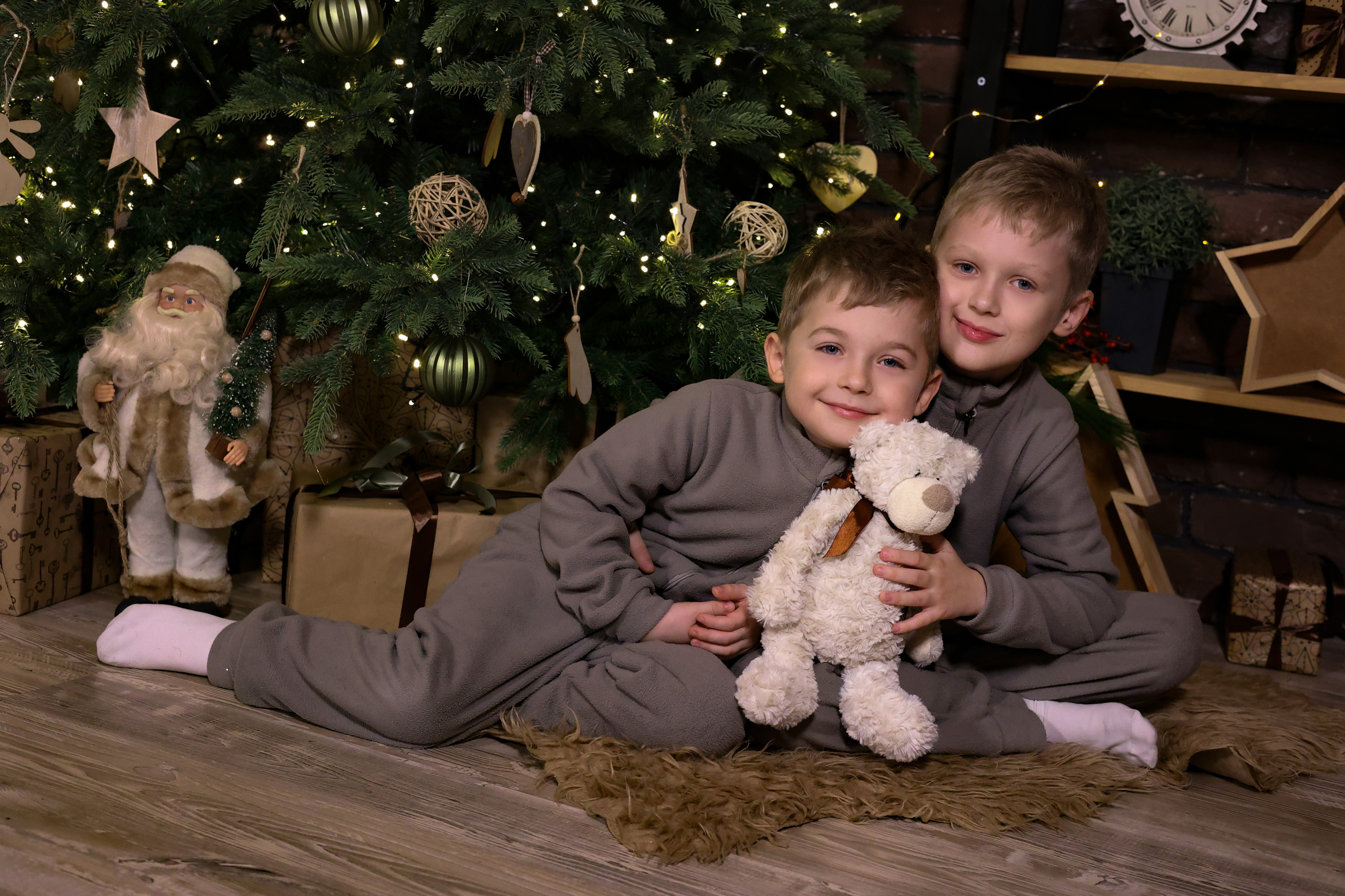 Евгения и дети (новогодняя фотосессия). Сказочный фотограф для Вас и Вашей семьи