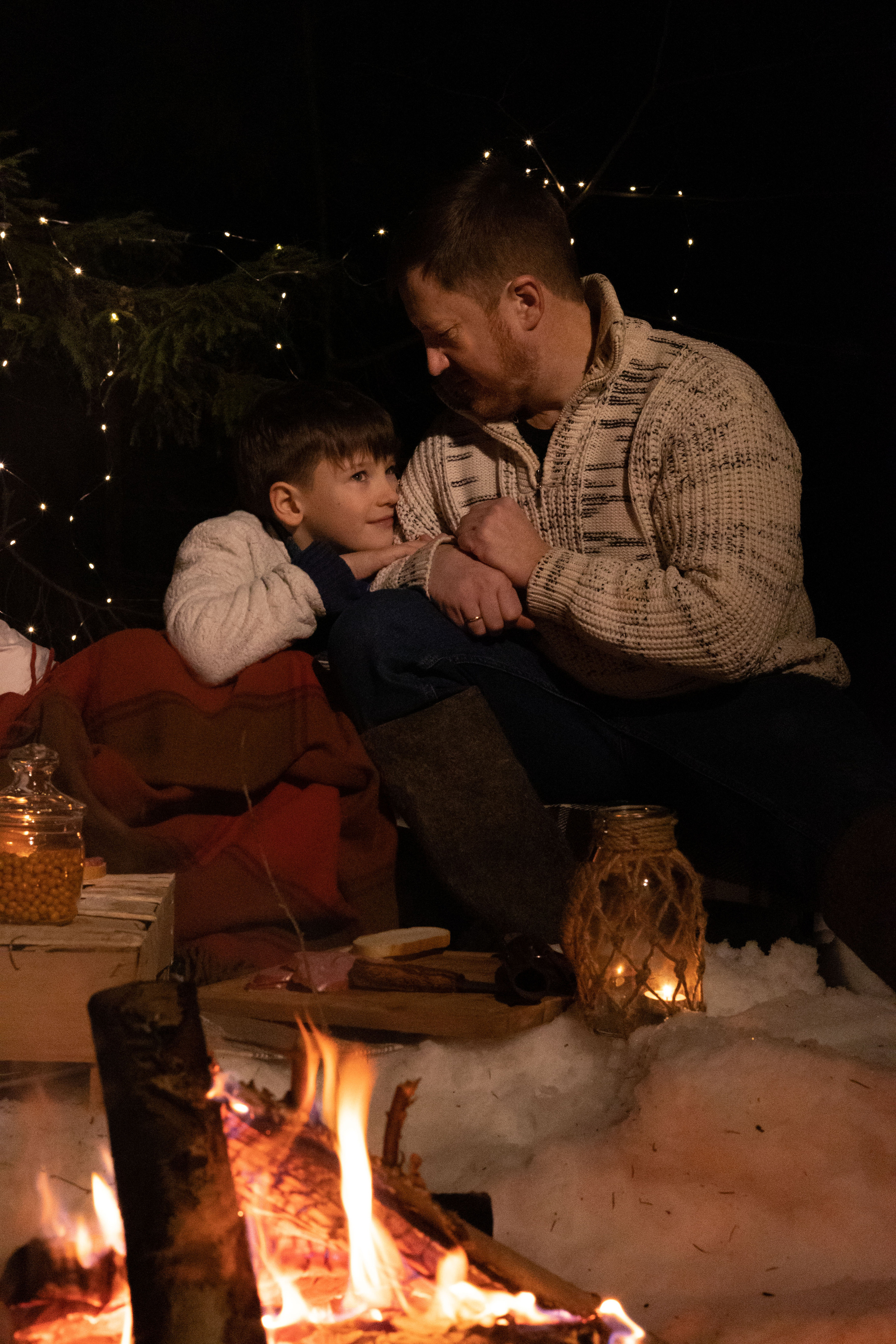 Зимний вече в лесу. Сказочный фотограф для Вас и Вашей семьи