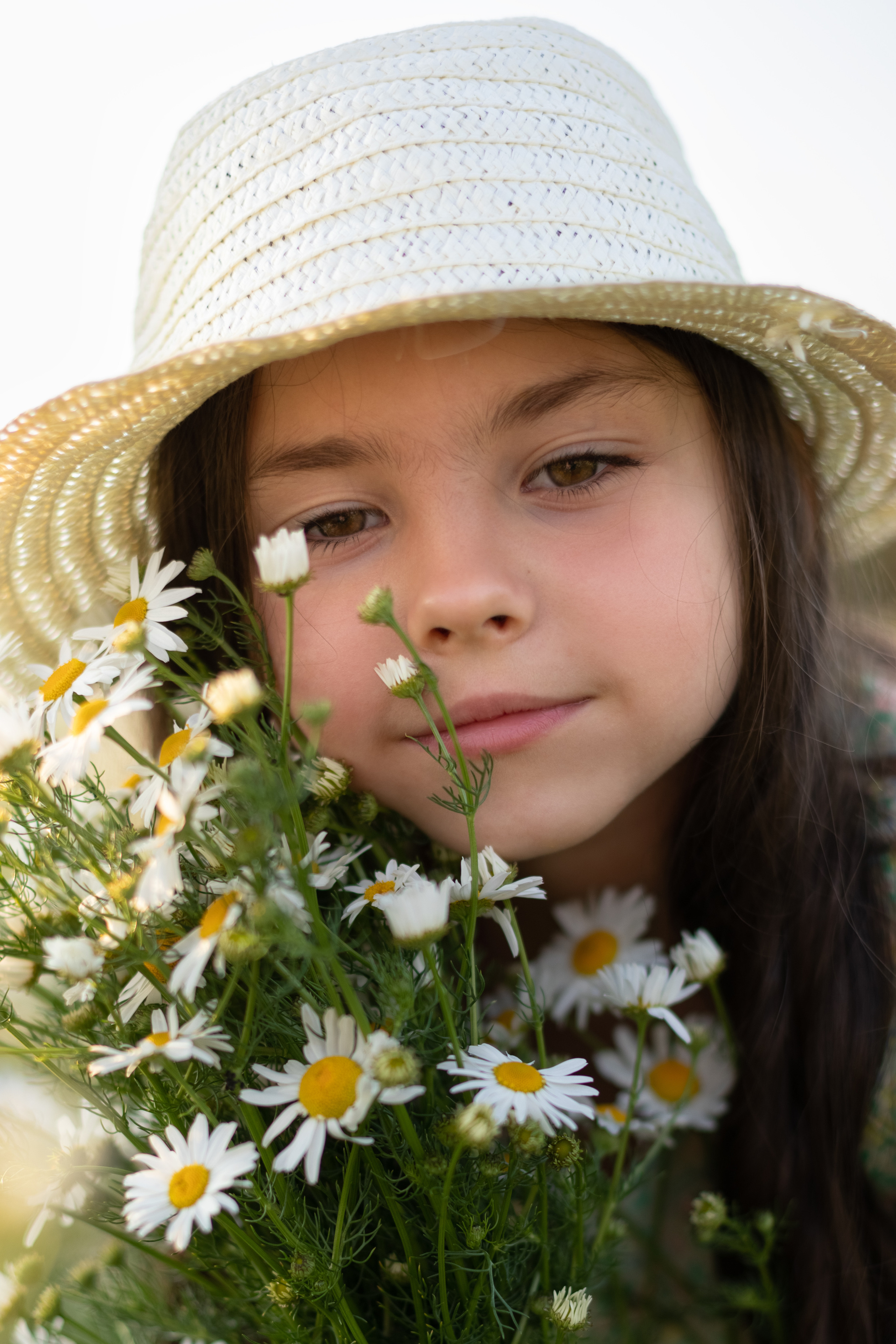 Мария и София фотосъёмка в поле с ромашками. Семейный и детский фотограф в Ногинске