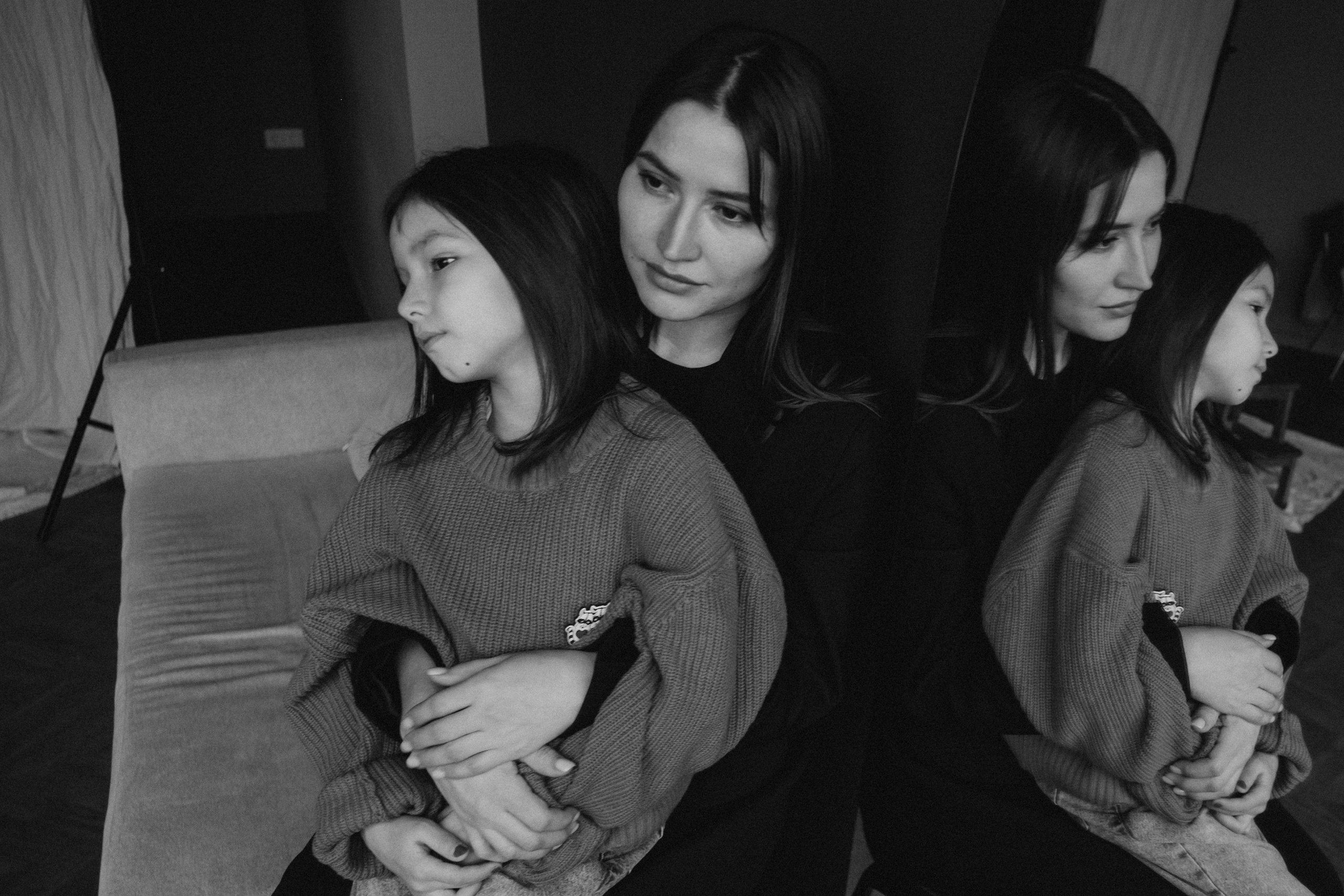 Мама и дочка. Фотограф Астафьева Мария