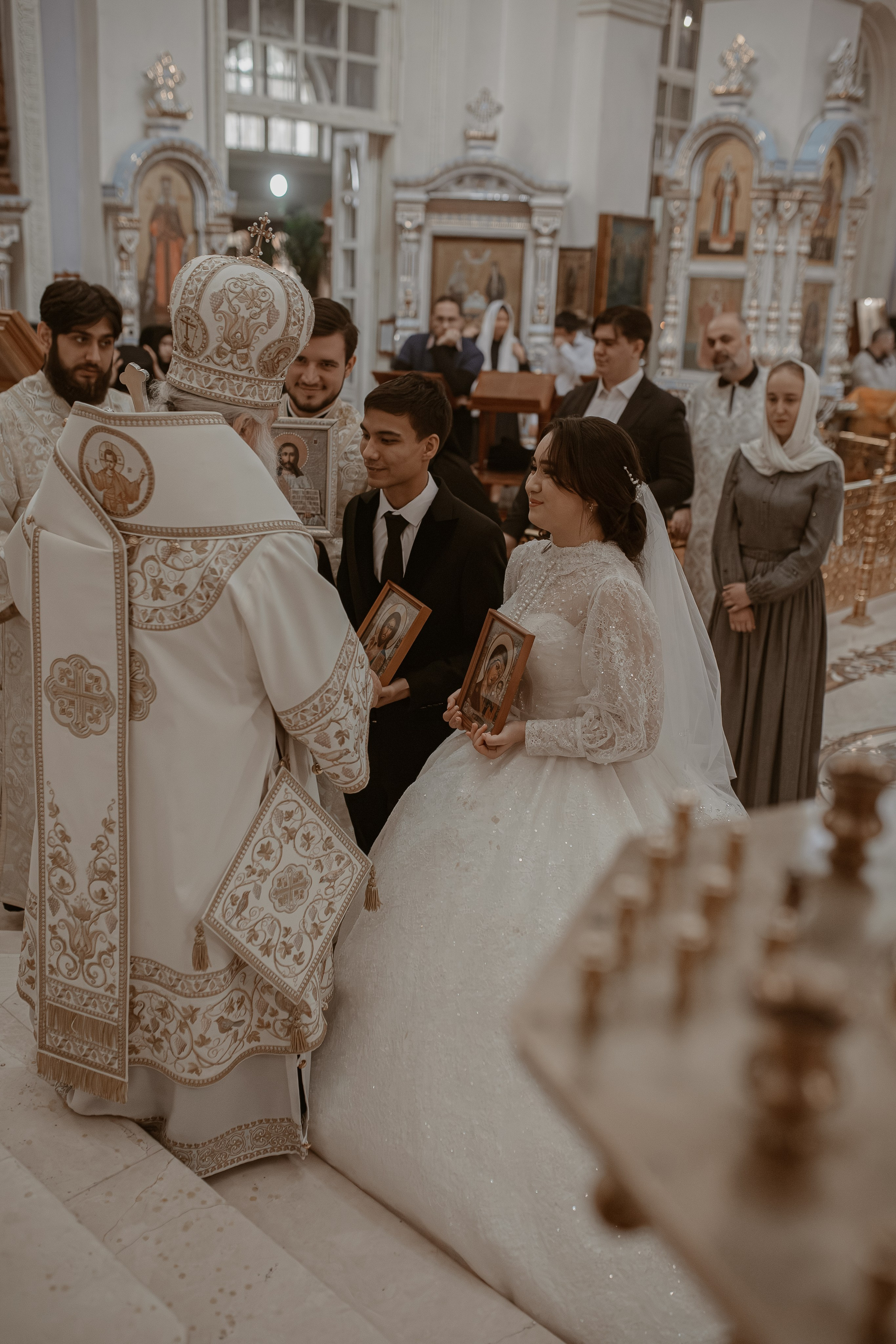 Митрополит Викентий совершил таинство Венчания. Фотограф на Крещение и Венчание в Ташкенте
