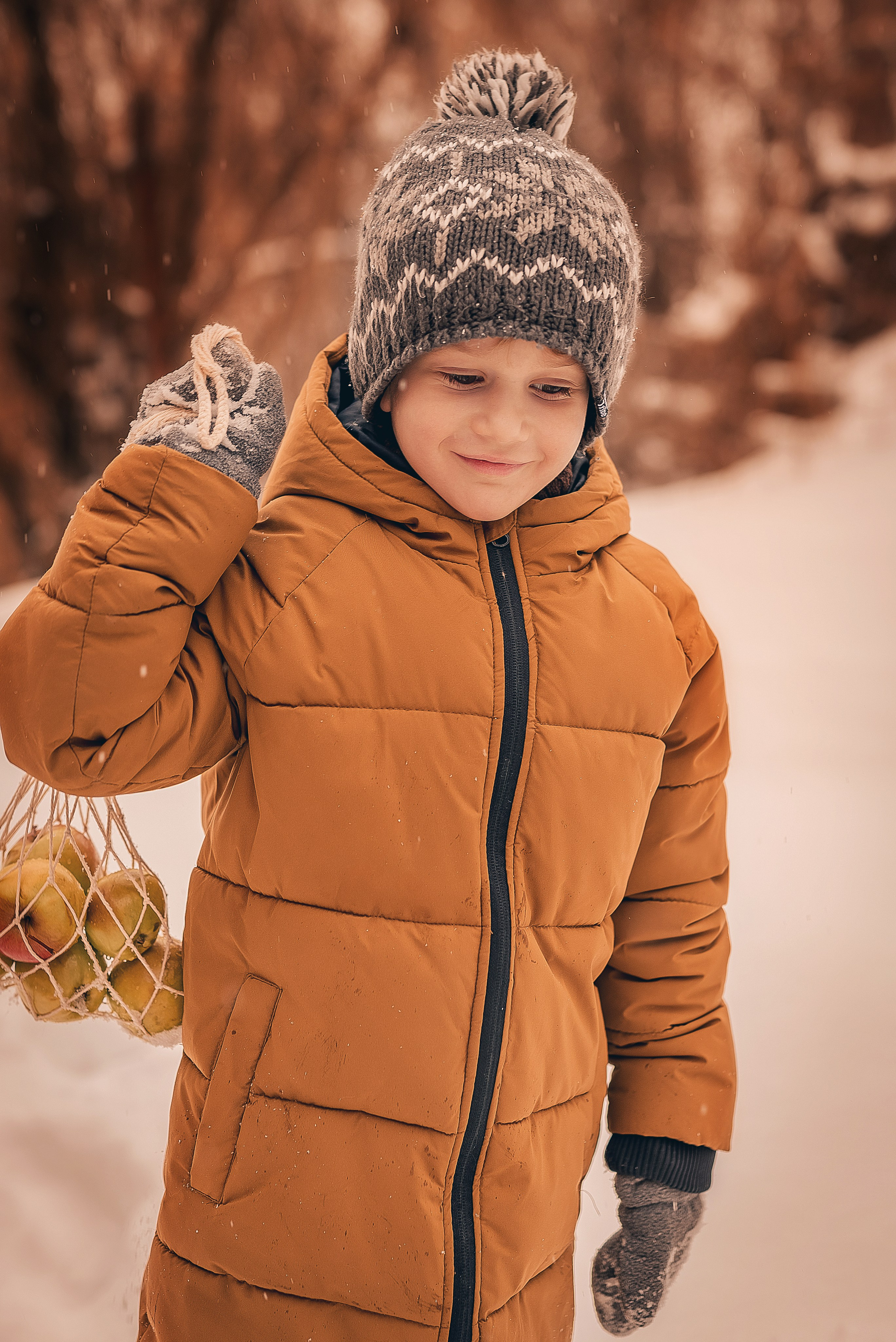 Зимняя прогулка. Семейный, детский фотограф в Воронеже Анна Никитина