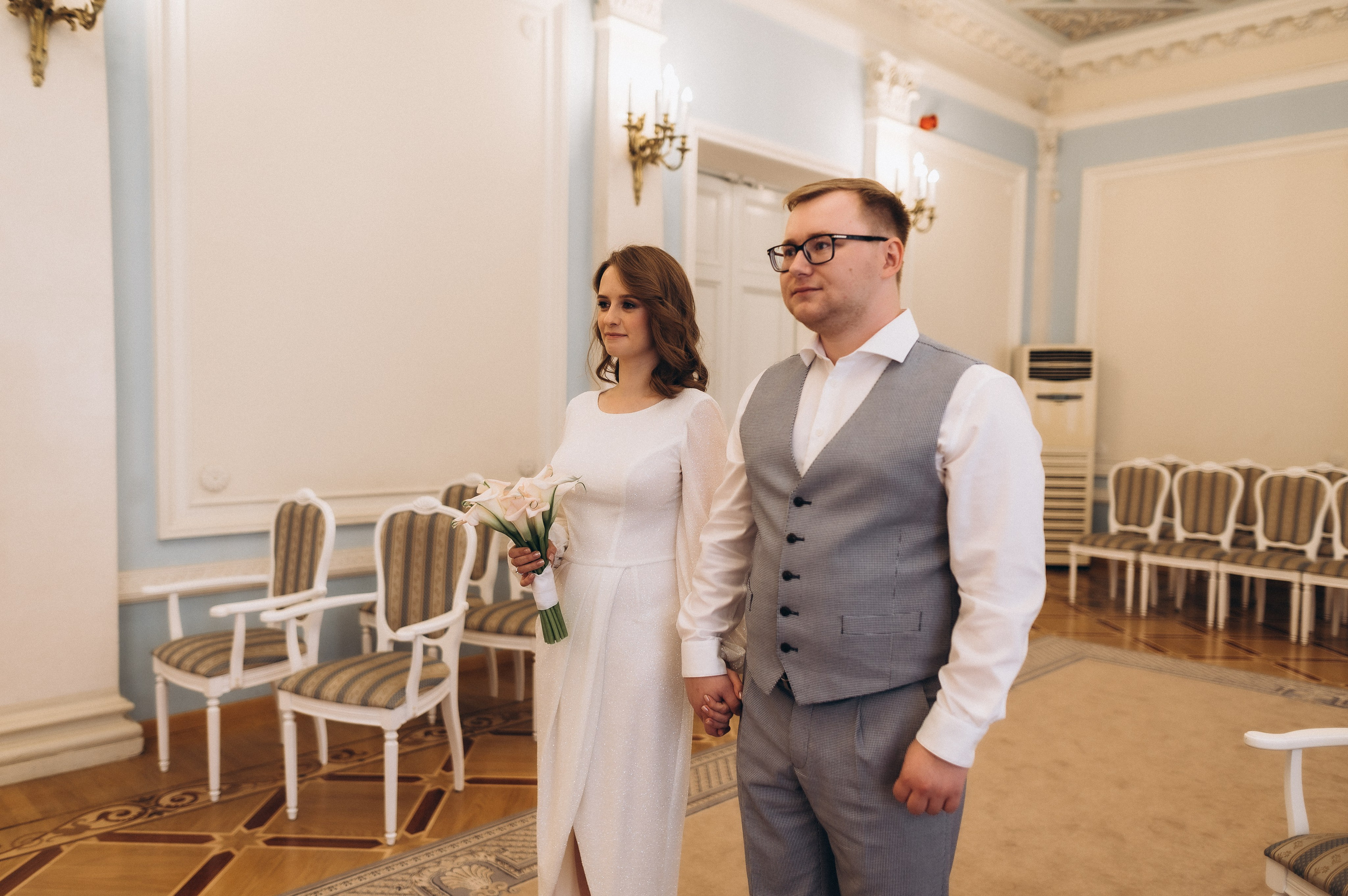 Загс+Оранжерея (камерная свадьба). Фотограф ПИТЕР СПБ Надежда Баранова