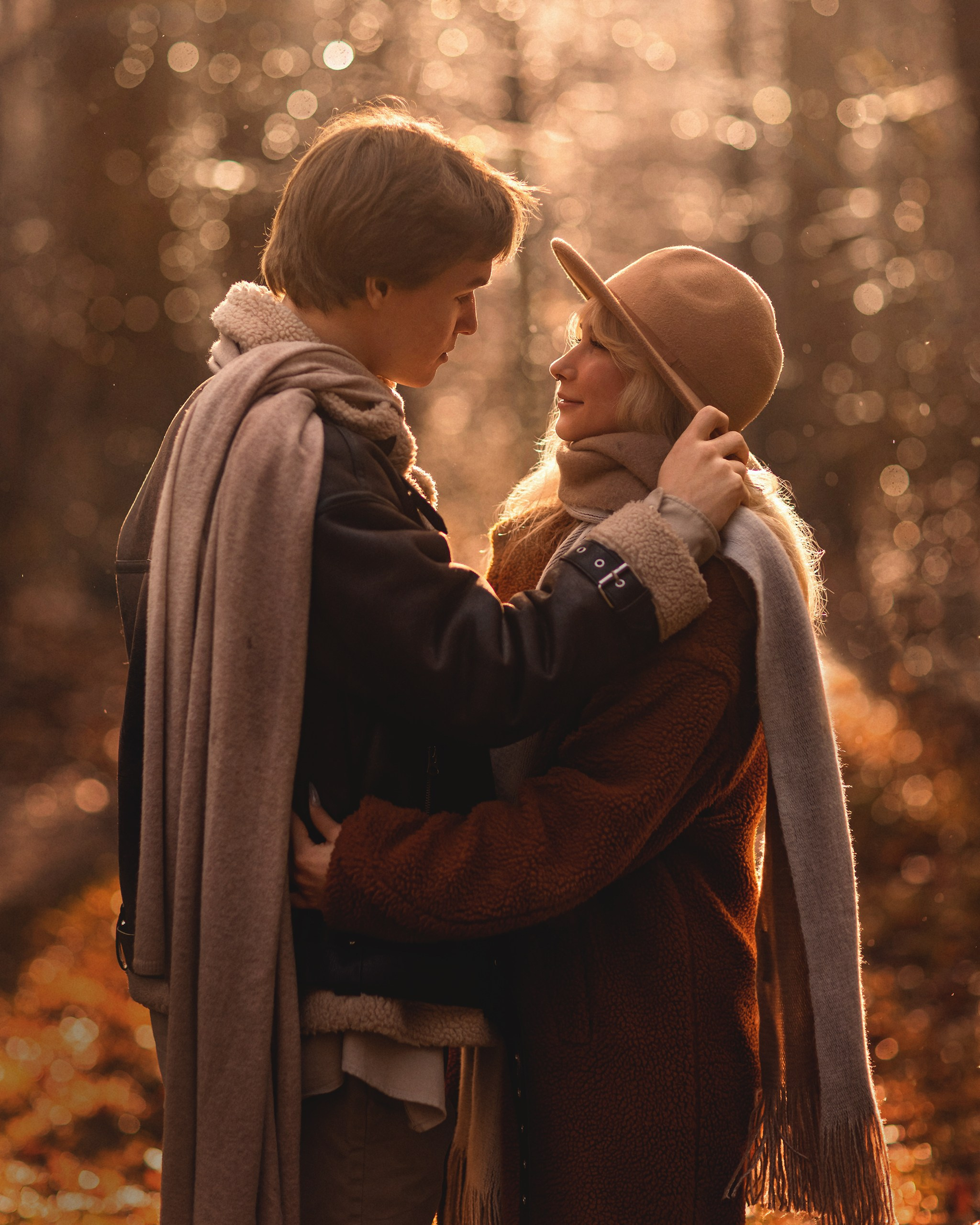 Осенняя лавстори. Детский и семейный фотограф Елена Михайлова в Москве