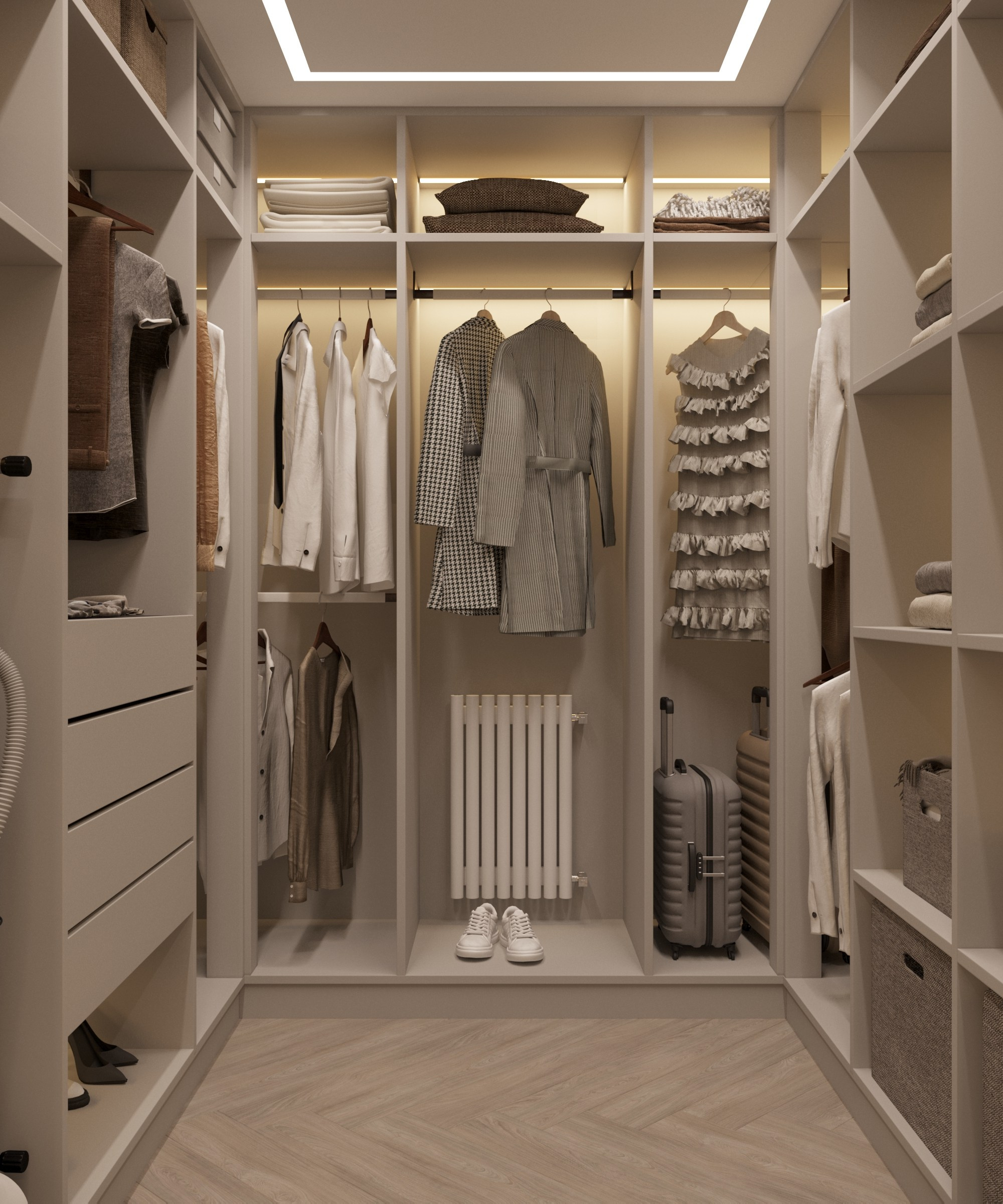 Четырехкомнатная квартира. Проектное бюро ELYSIUM | Гармония, воплощённая в материи