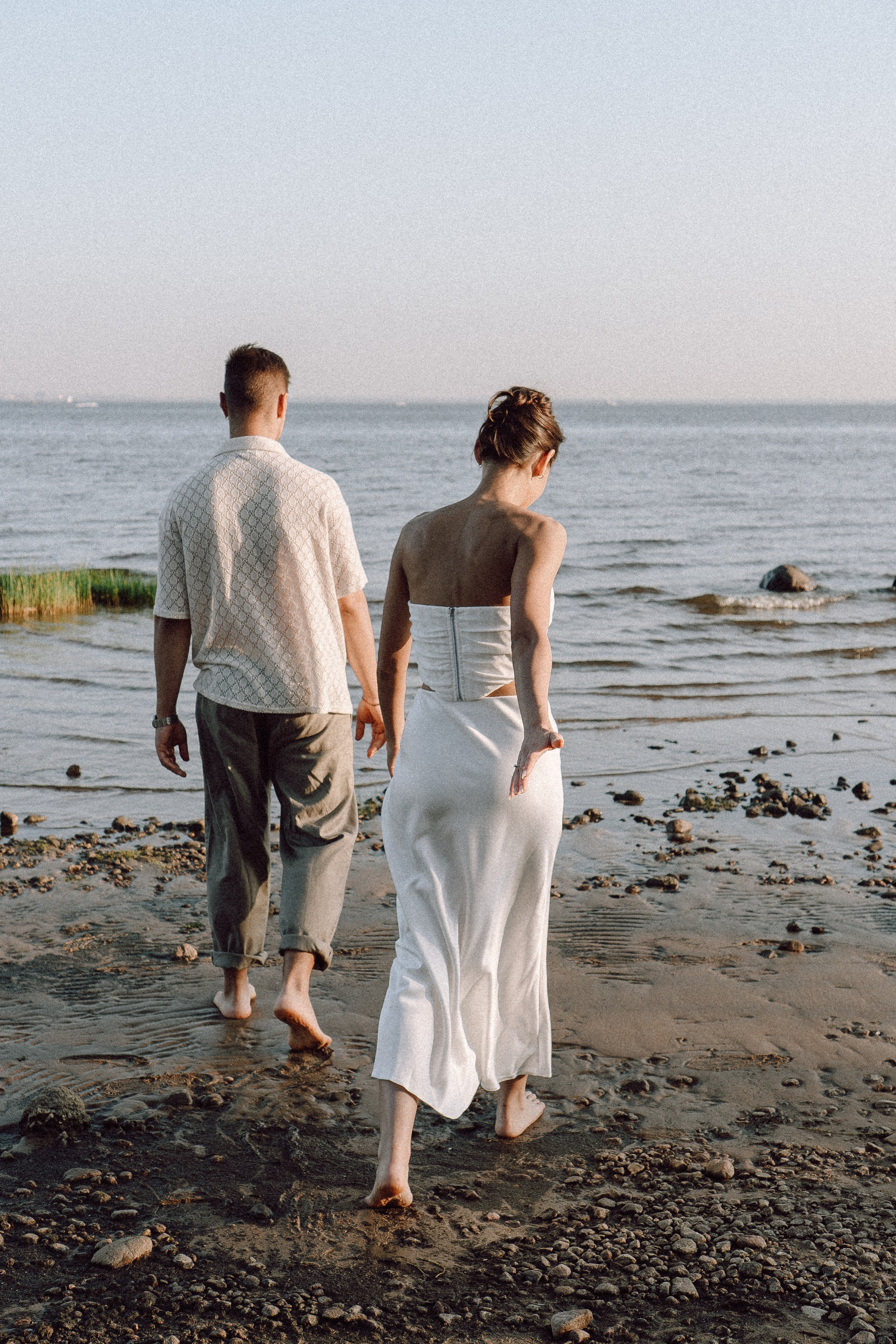 СВАДЕБНАЯ ФОТОСЕССИЯ ВЫЕЗДНОЙ ЦЕРЕМОНИИ (ФИНСКИЙ ЗАЛИВ). Профессиональный фотограф, Санкт-Петербург — Виктория Богомолова