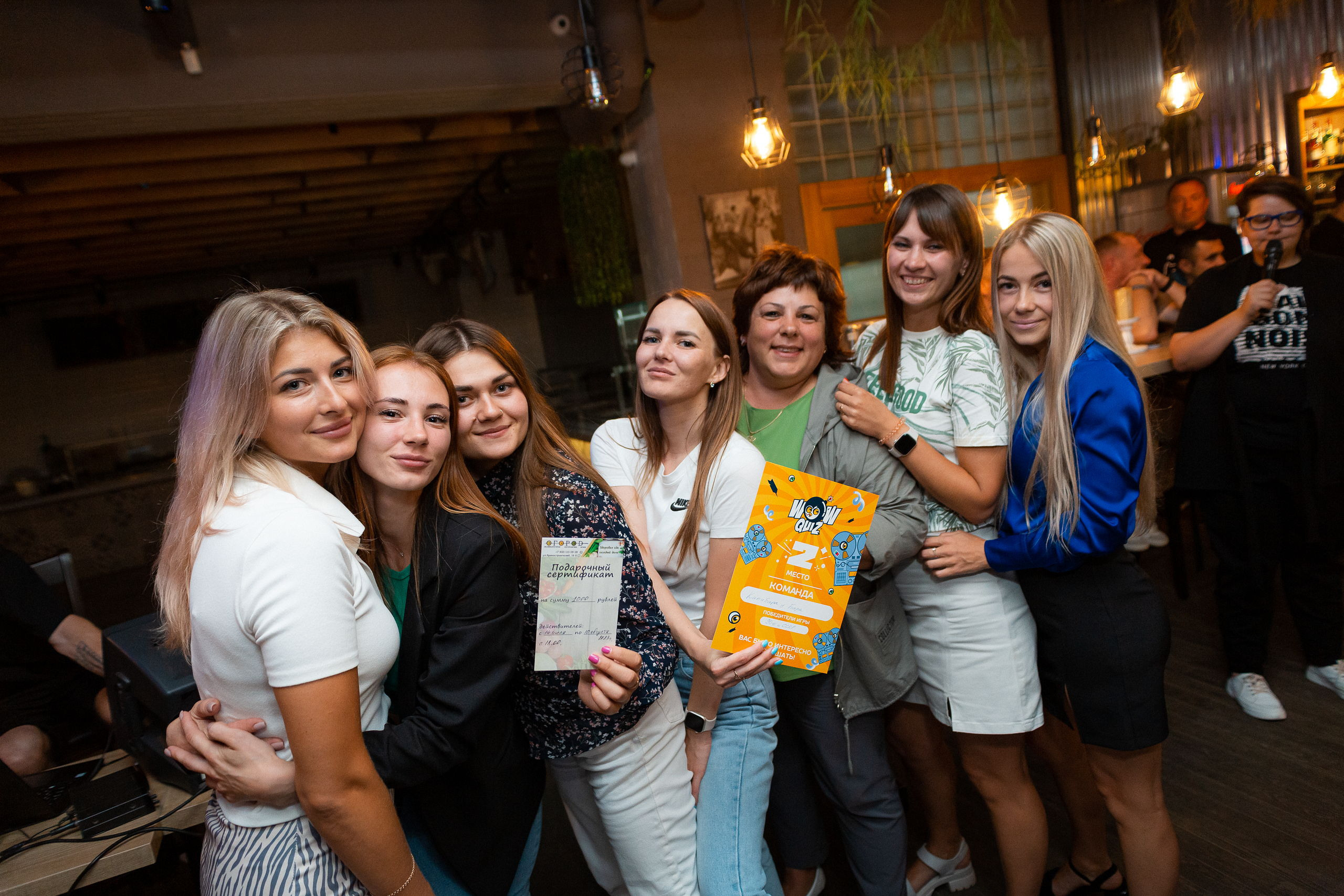 Репортажная съемка WOW QUIZ в кафе Огород, город Ржев. Алёна Мелихова | Фотограф Тверь, Старица, Ржев