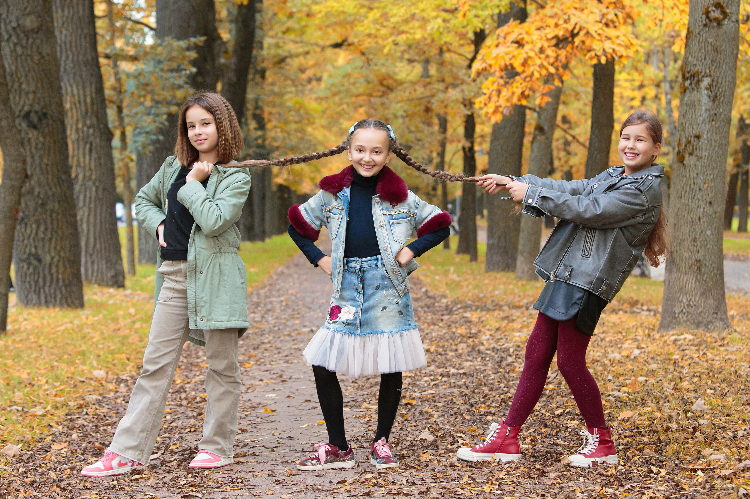 Осень. Начальная школа. Свадебный, семейный, детский фотограф в Санкт-Петербурге