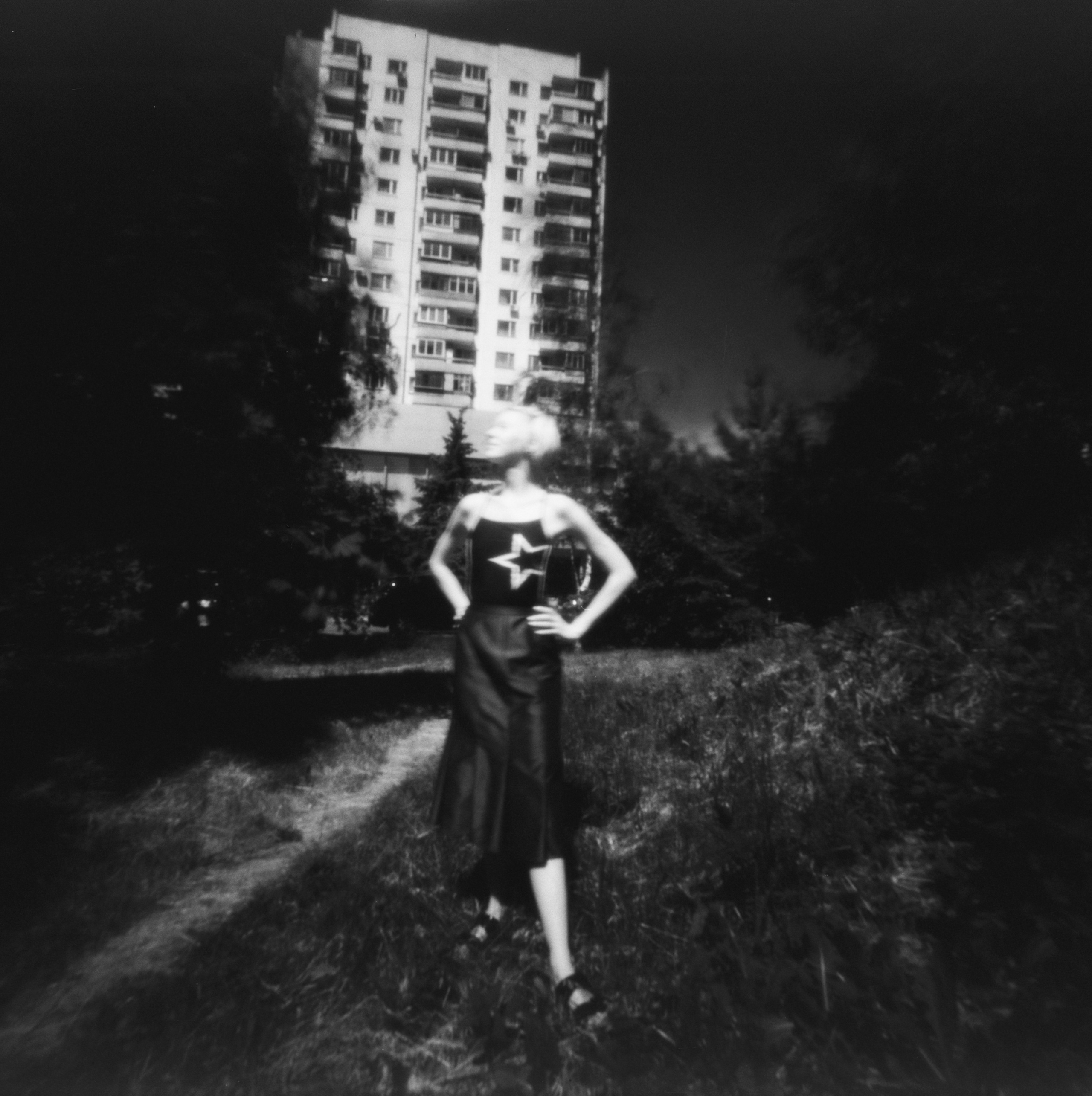 BW. Independent photographer Talib Shillaev