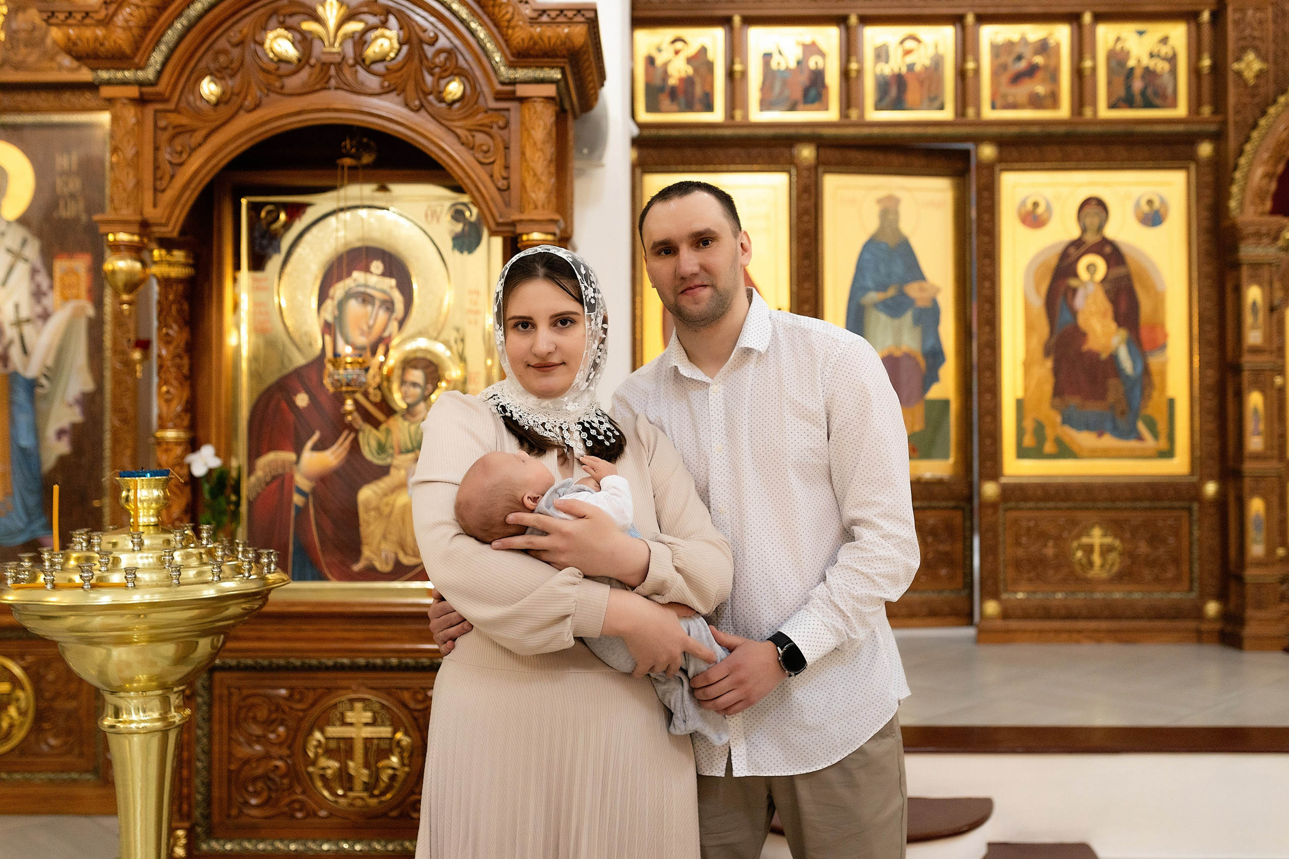 Таинство крещения Алисы. Фотограф в Железнодорожном и Балашихе