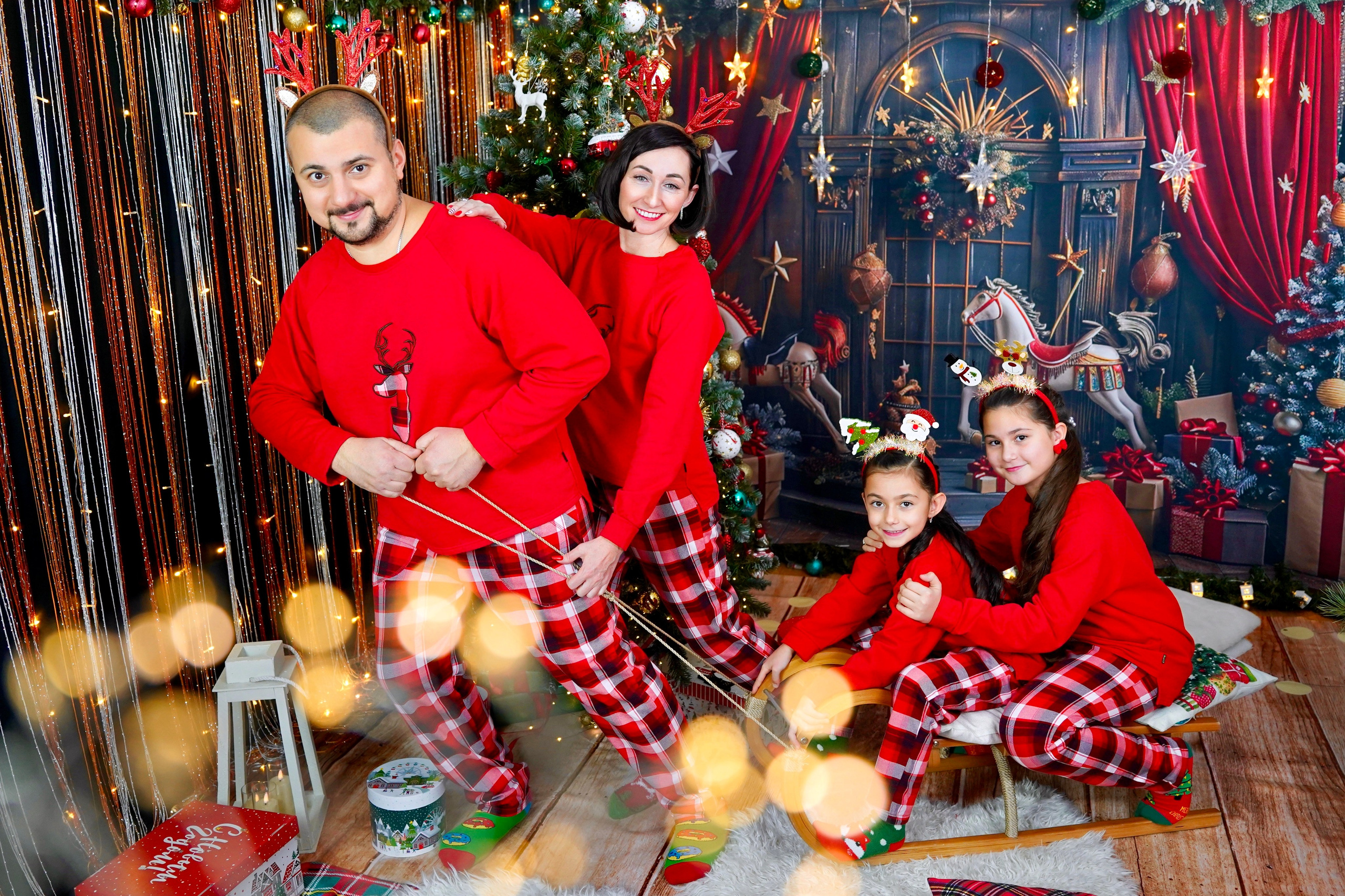 Новогодний фотопроект 2025 № 6. Семейный и детский фотограф Александра Гвоздикова