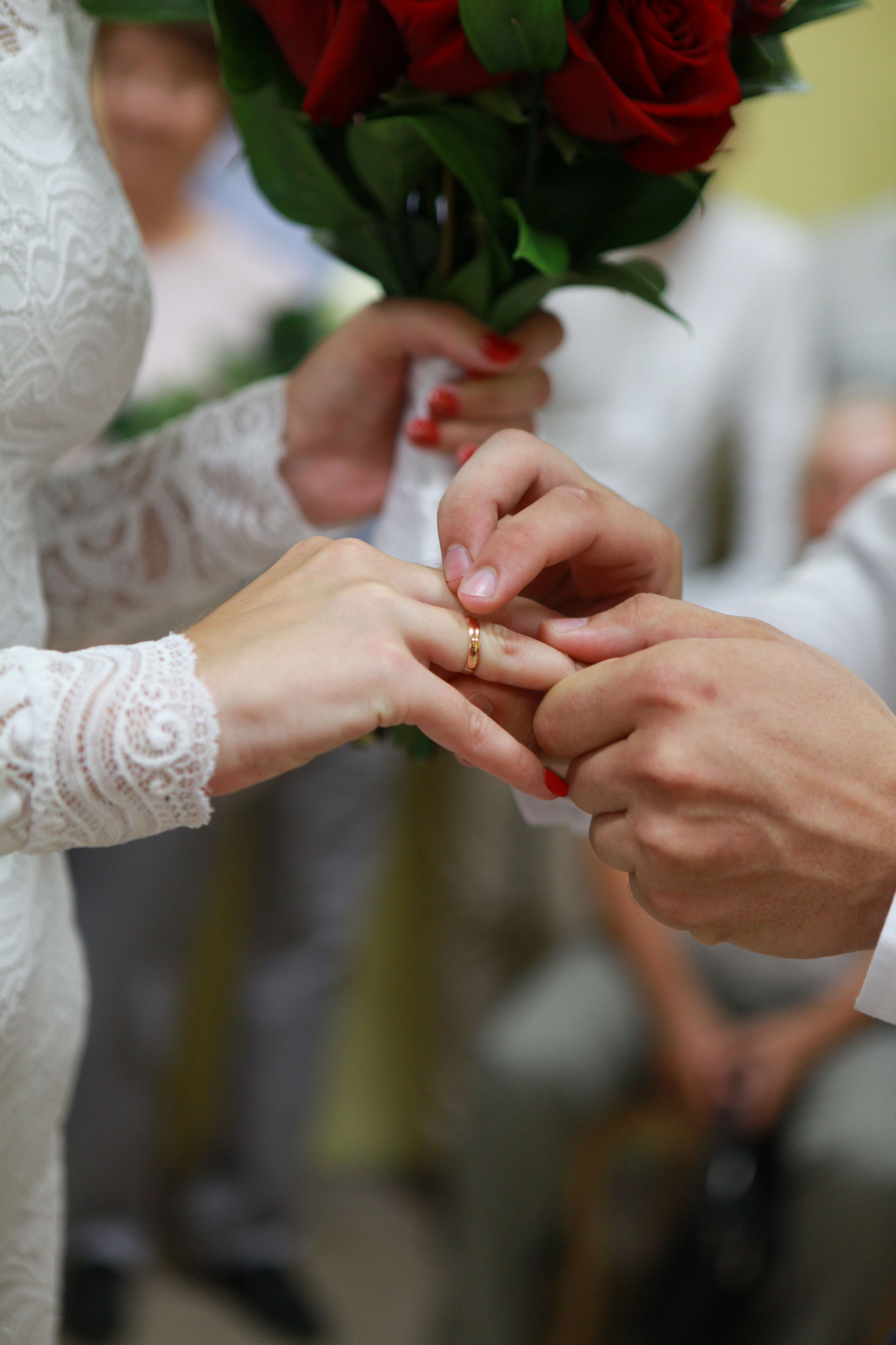 жених и невеста свадьба лето загс церемония бракосочетания 