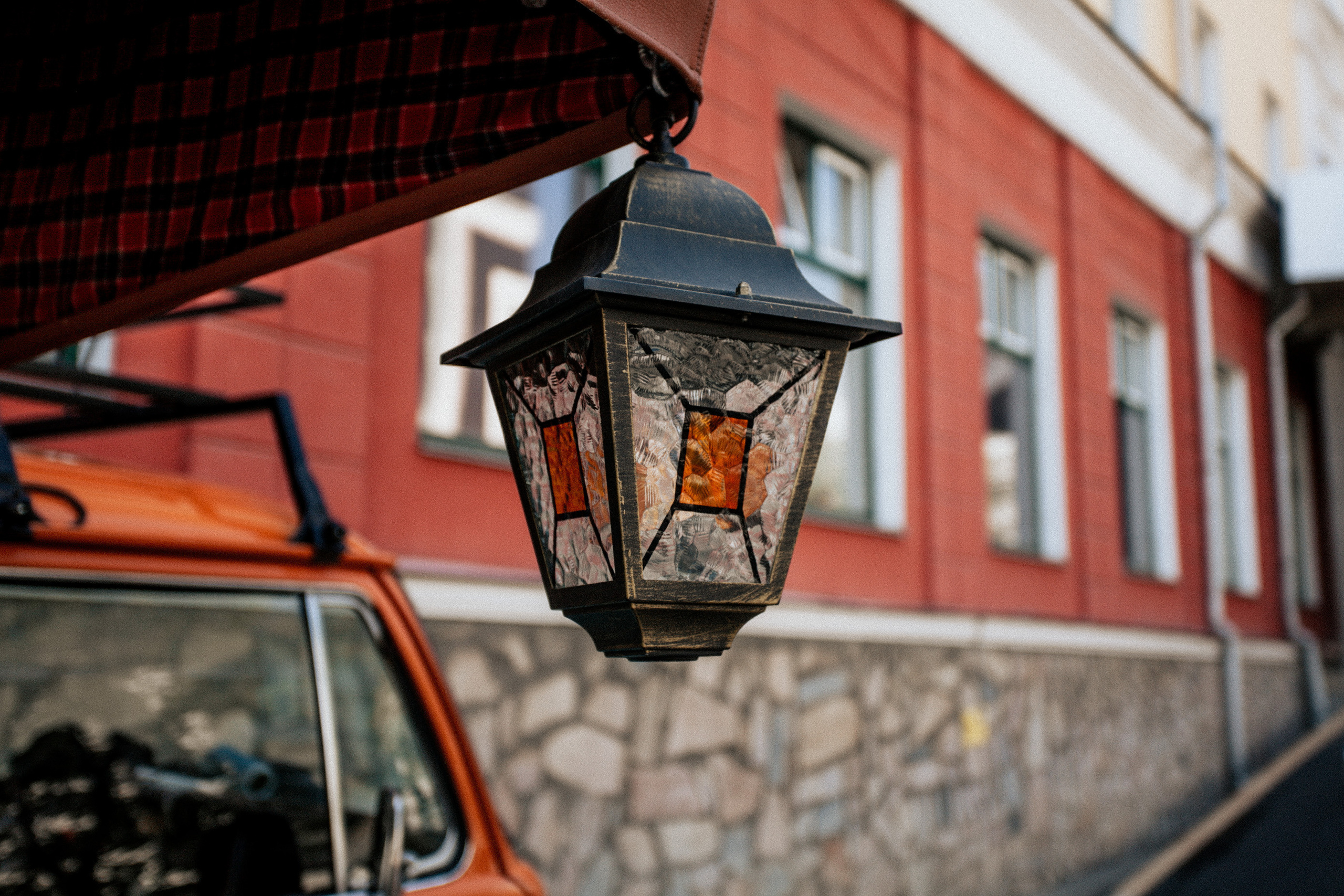 фонарь лето город