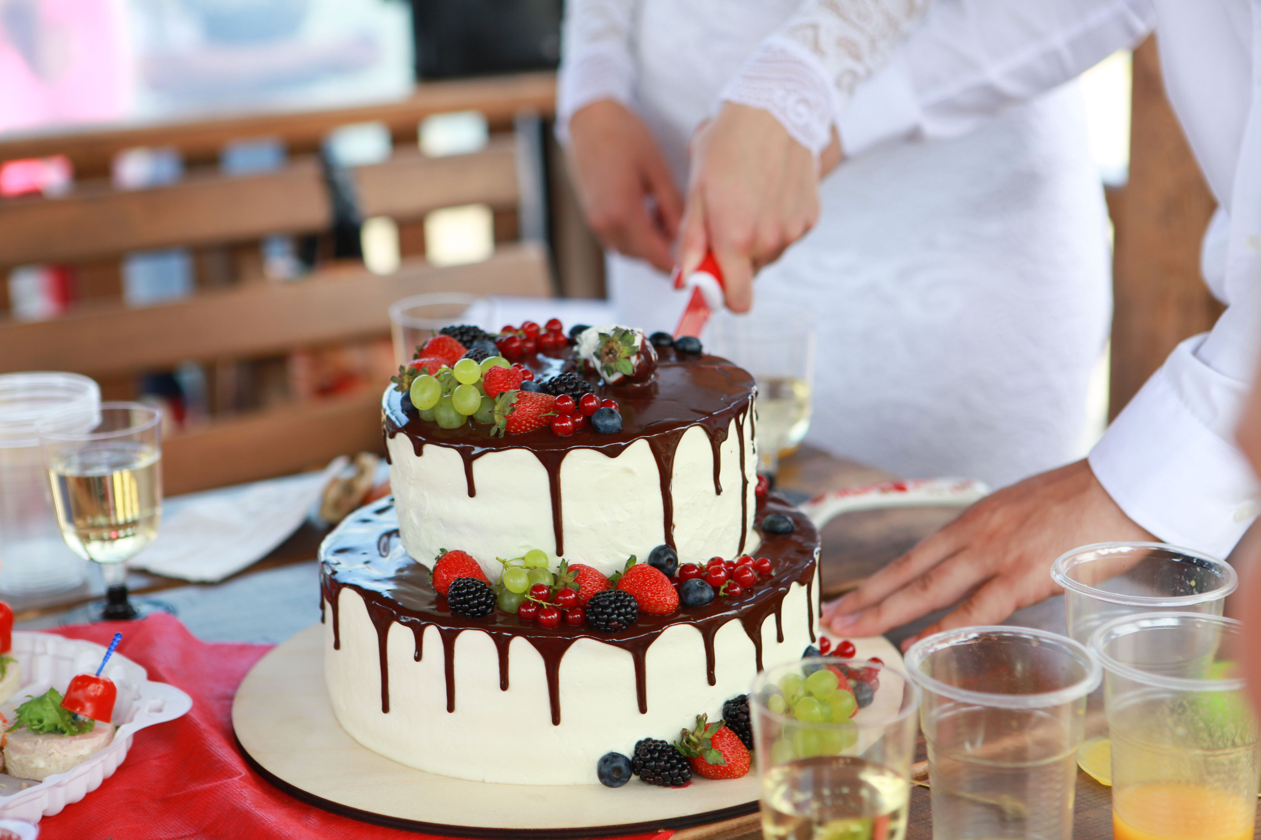 свадебный торт