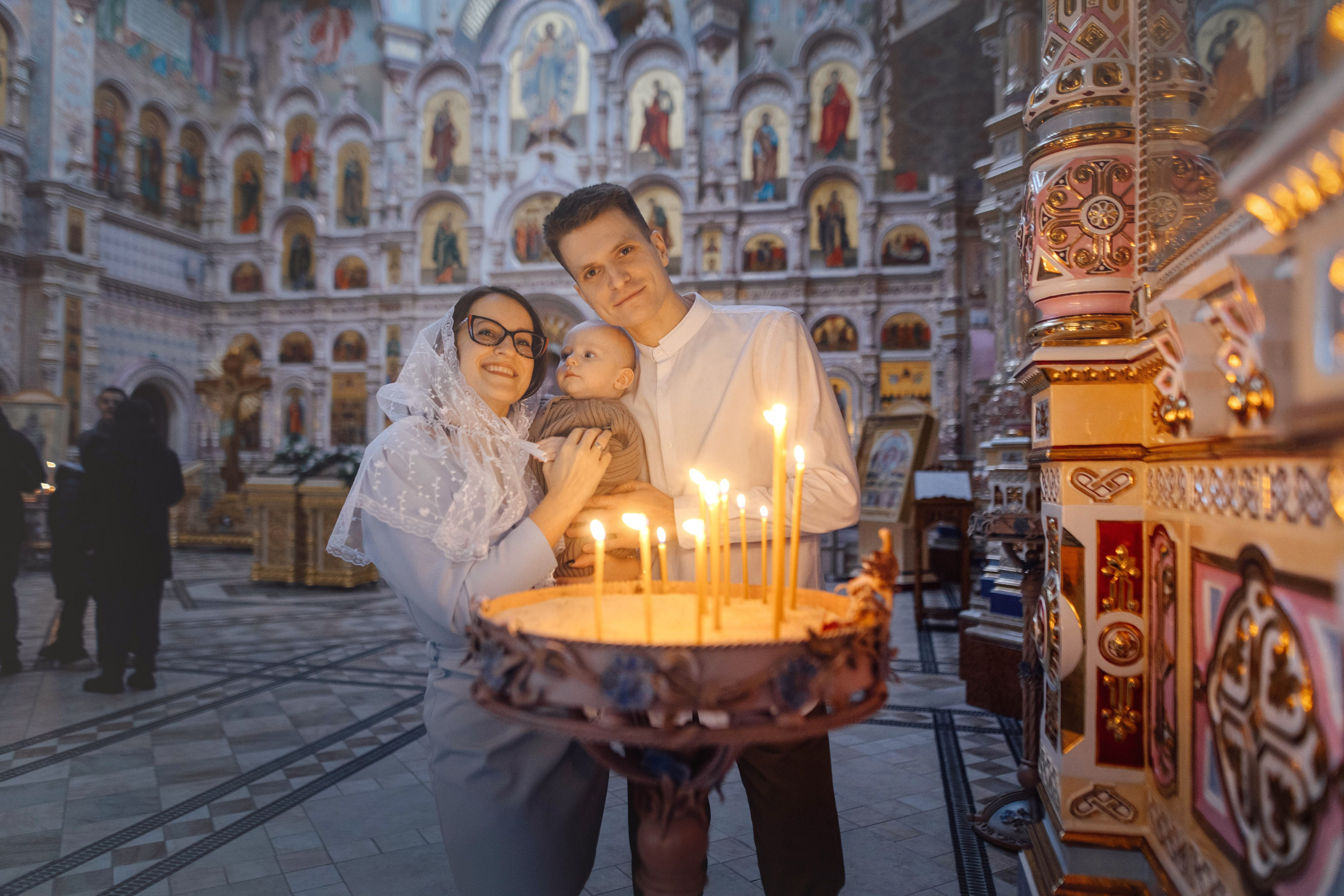 Крещение Матвея, храм Святой Троицы, декабрь 2025