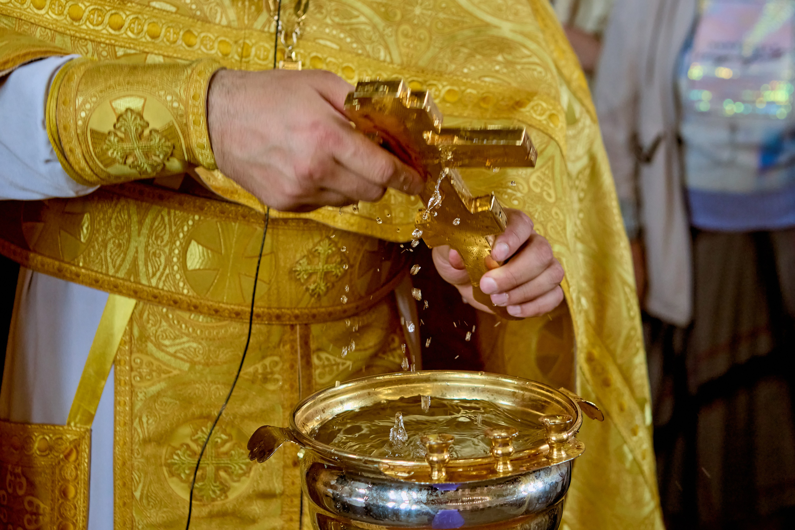 Дзержинск в Храме Освящение воды крестом фото Николая Голованова