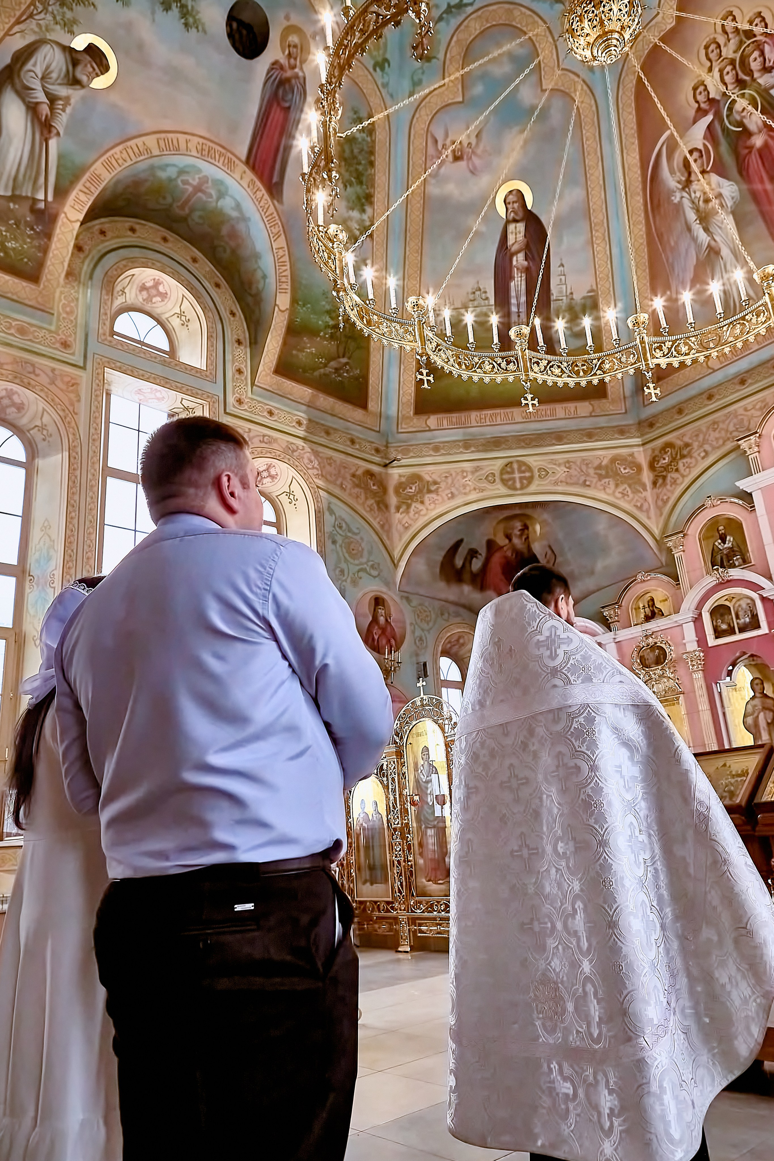 На таинстве Венчания Александра и Марии