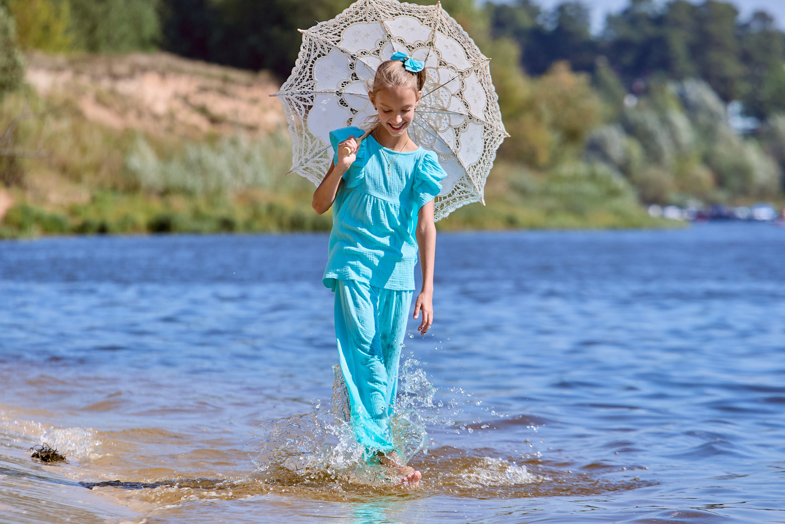 Семейная фотосессия в последний день лета