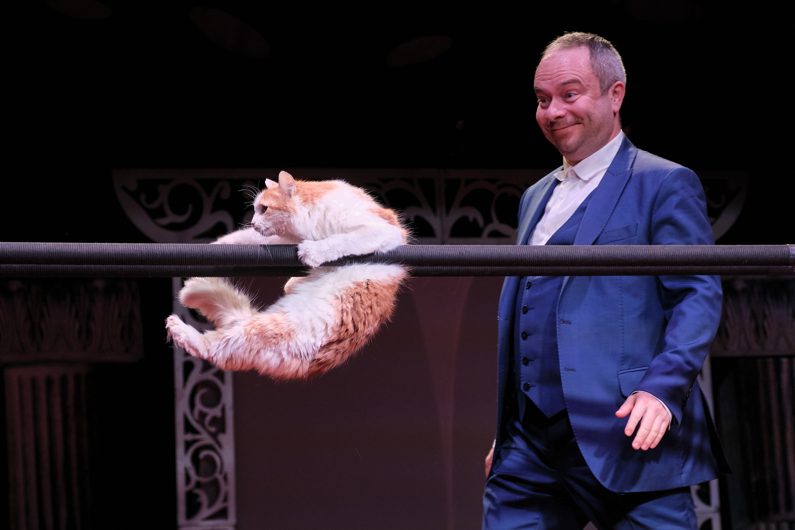 Пресс-конференция Ю.Куклачева в театре кошек