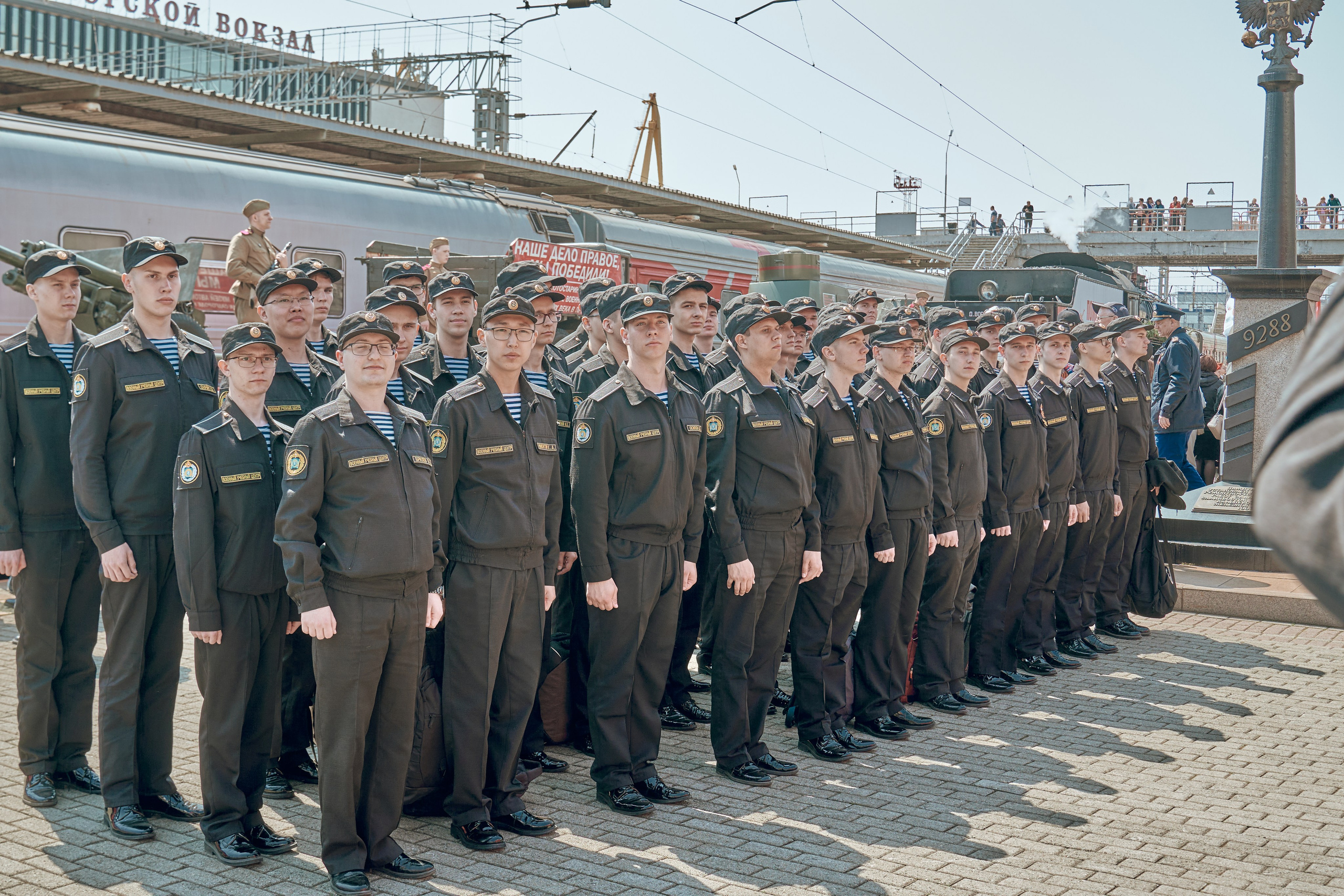 Поезд Победы!. Фотограф во Владивостоке
