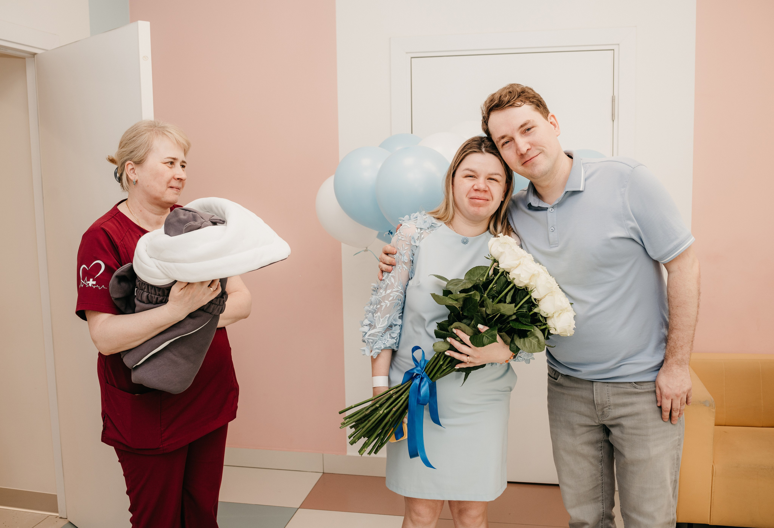 Выписка Егора. Фотограф на выписку из роддома в Москве и МО