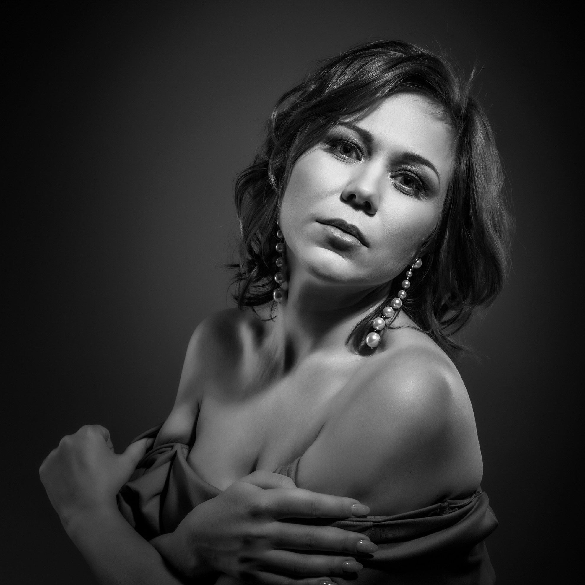 ЧБ портрет. Свадебный и репортажный фотограф в Москве и Московской области