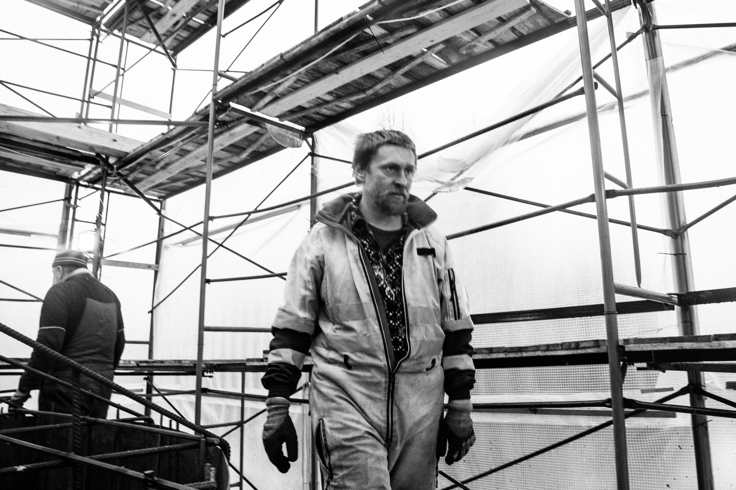 Строительство Ступы в Яхроме. Фотография, как она есть