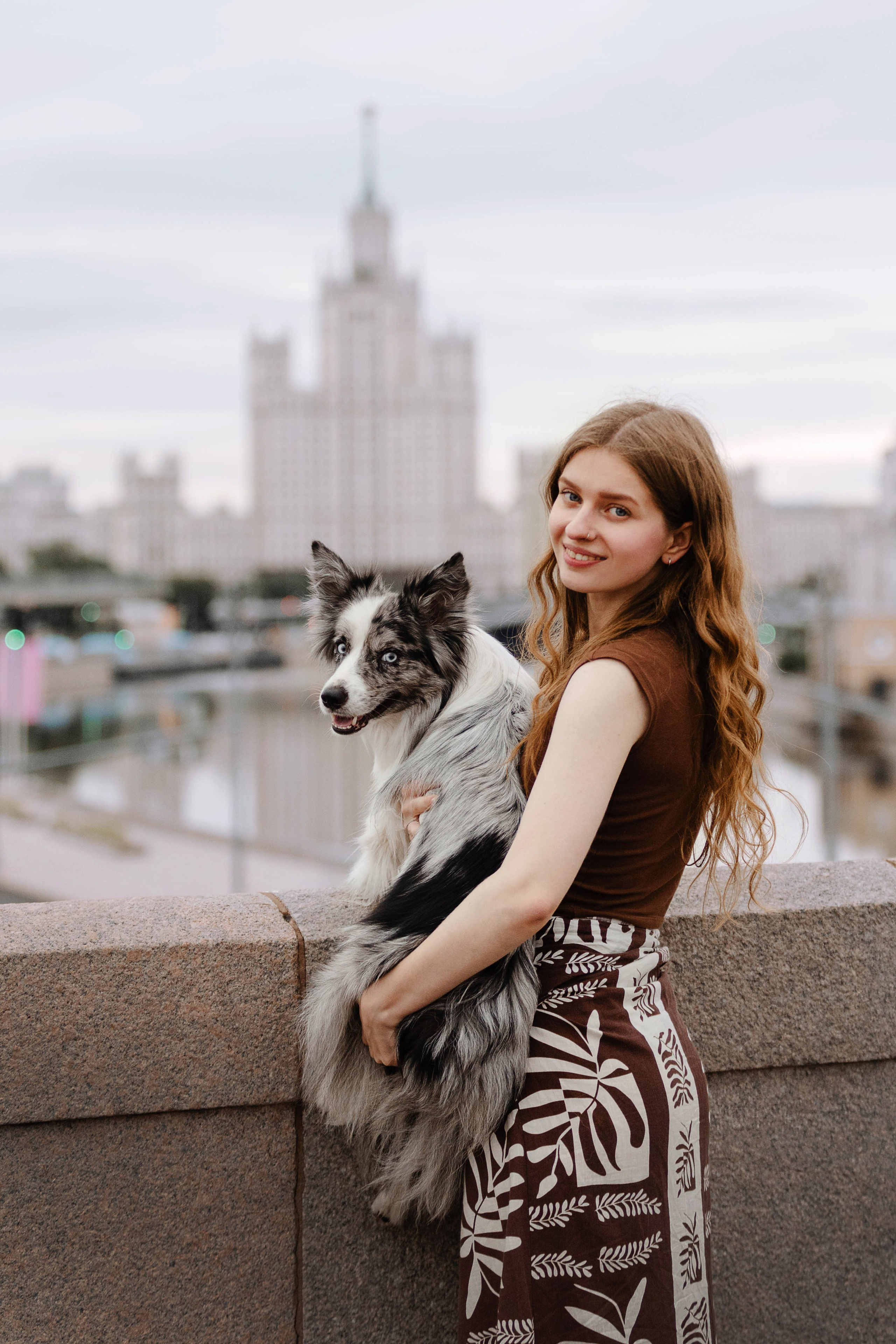 Москва / Катя и Юми / рассвет. Фотограф Кузина Вера
