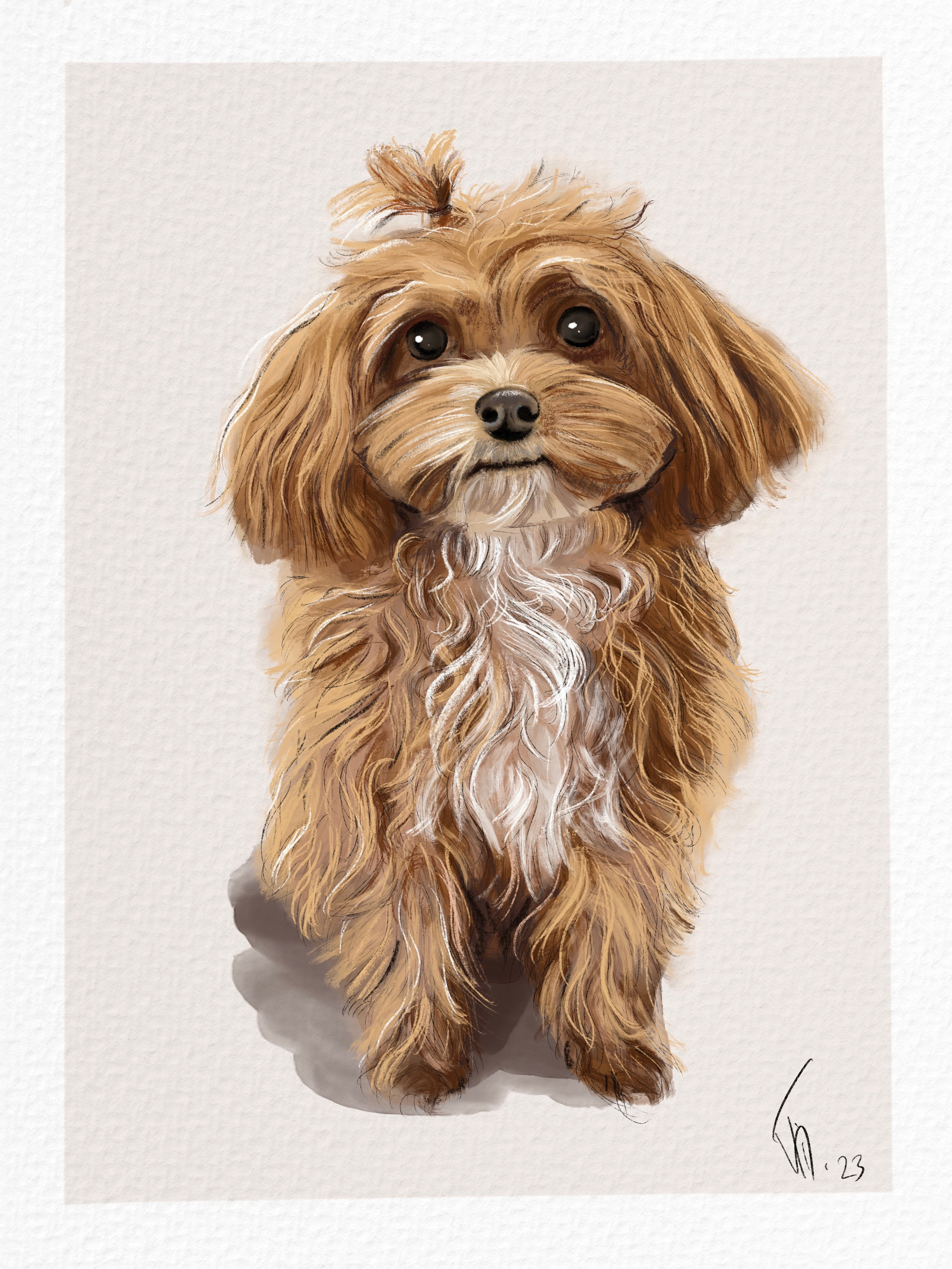 Digital. Portrait Artist and Illustrator Alevtina Golovin