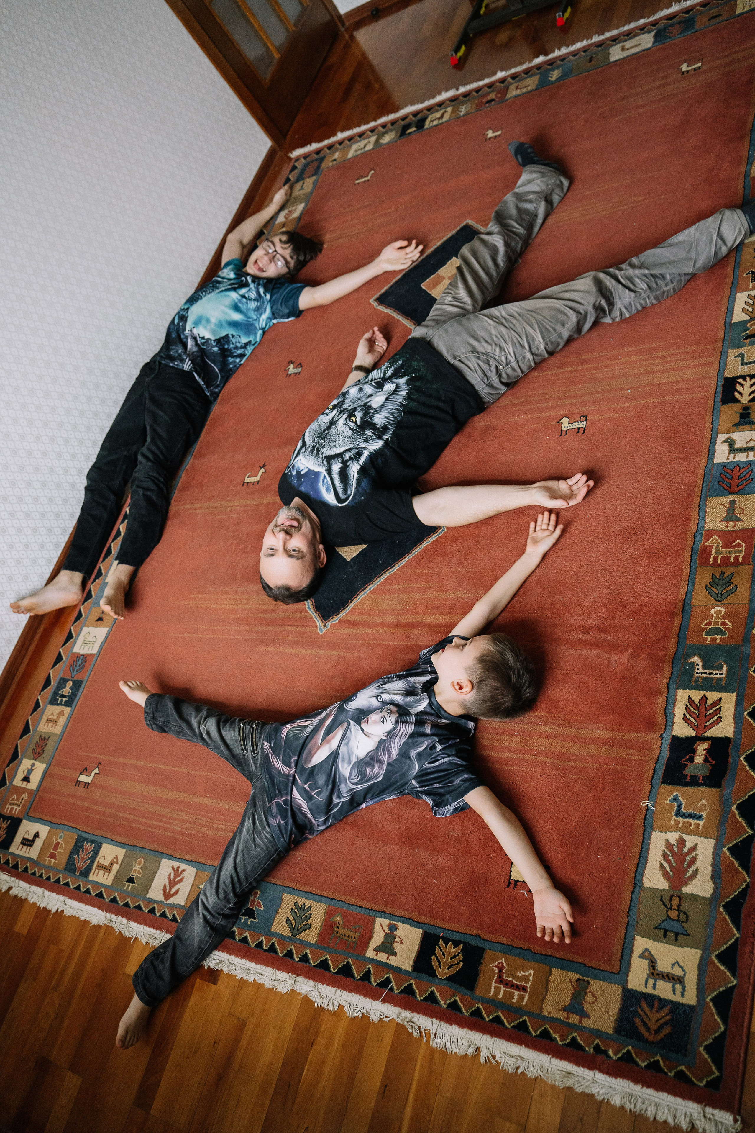 Саша, Тим и Митя. Фотограф Алла Быкова