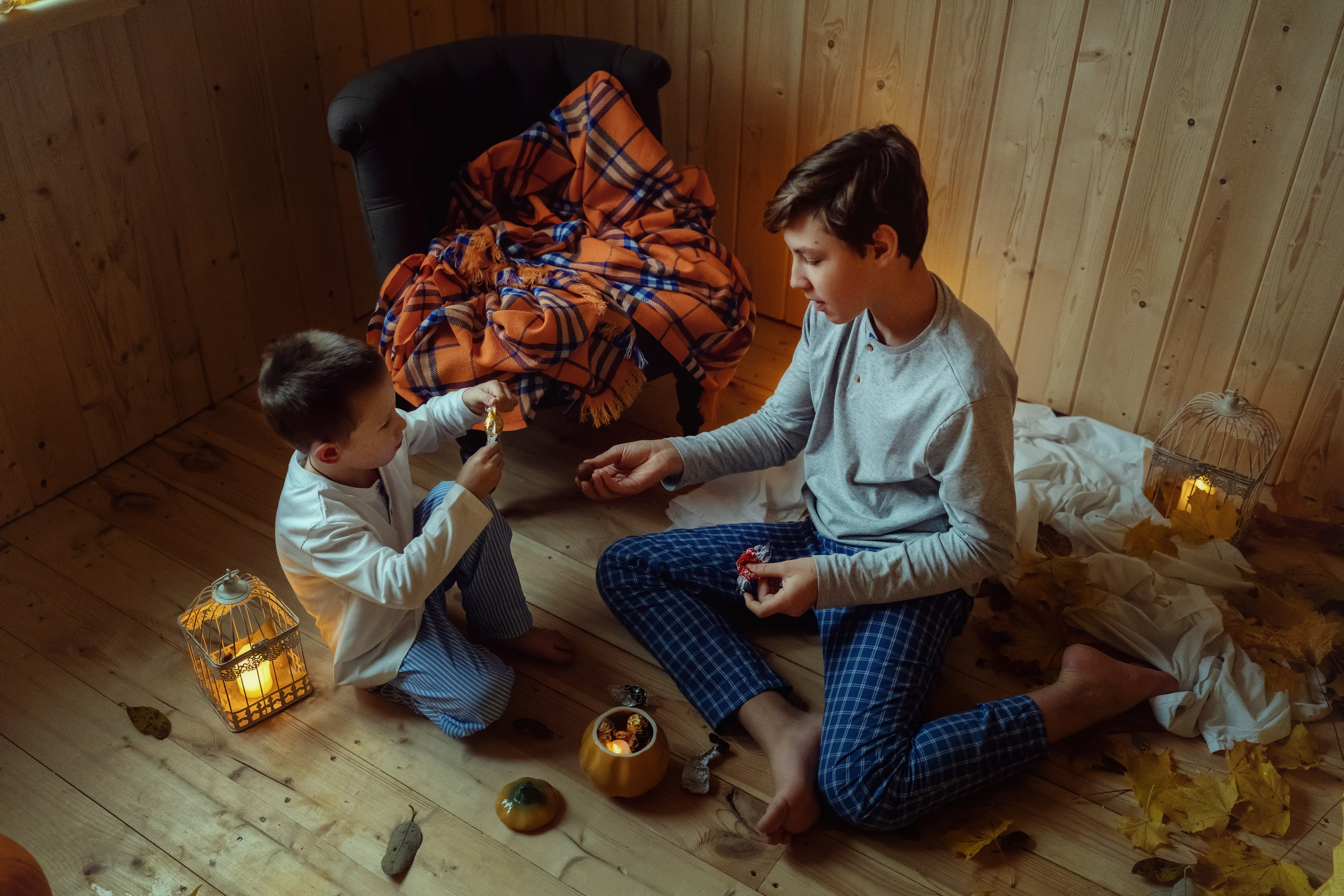 Осень на чердаке. Семейный фотограф Новая Рига (Звенигород, Истра) Евгения Литовченко