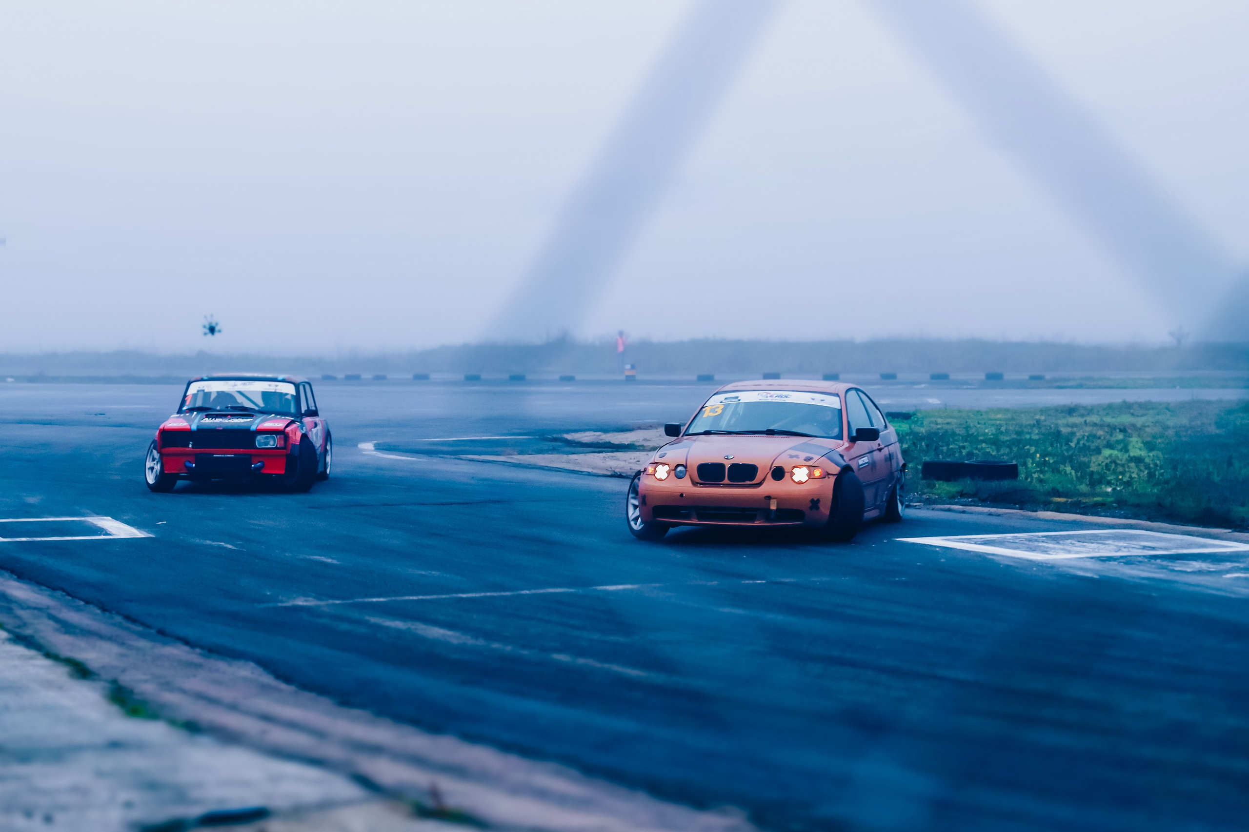 Фотосъёмка профессионального зимнего дрифта в Ростове-на-Дону. Портретный фотограф в Ростове-на-Дону Антон Казарин