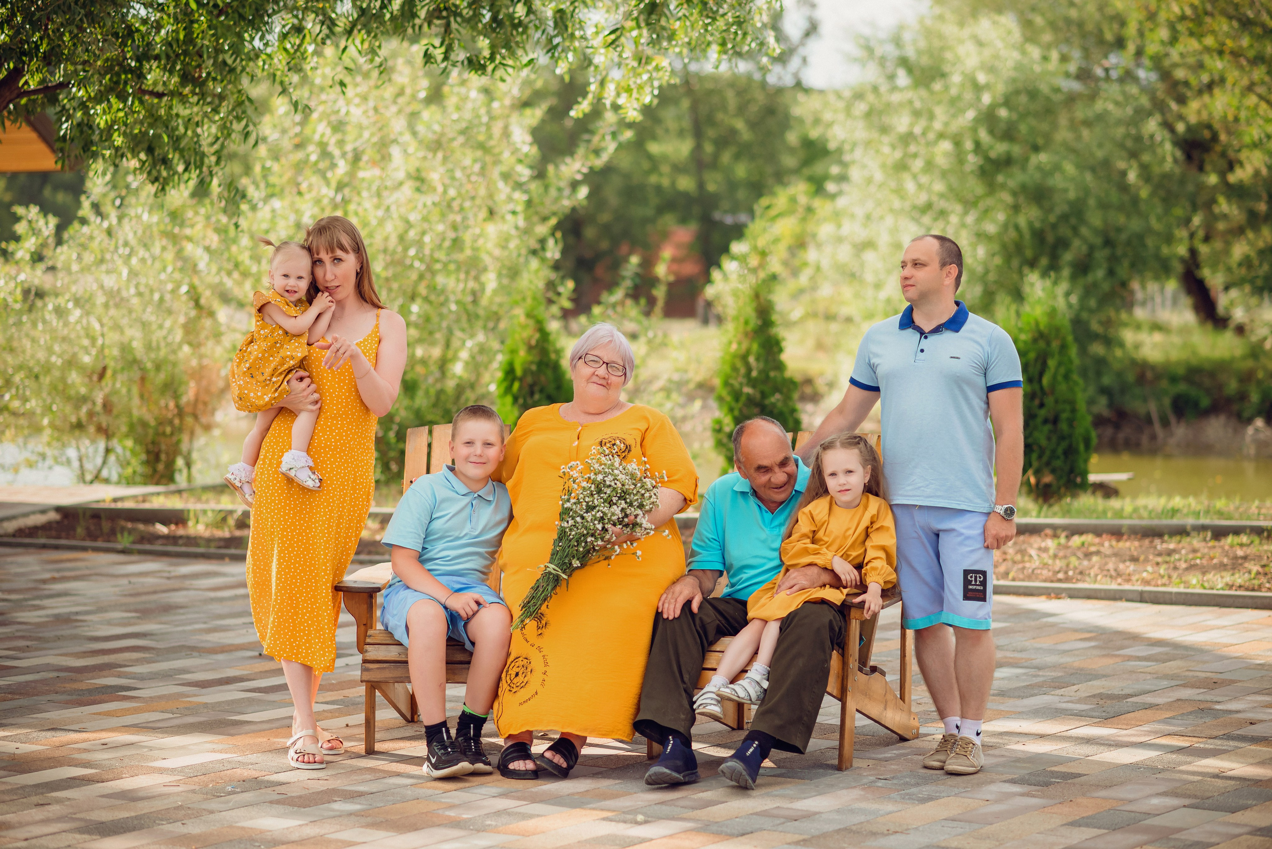 Большая семья. Семейный фотограф в Краснодаре
