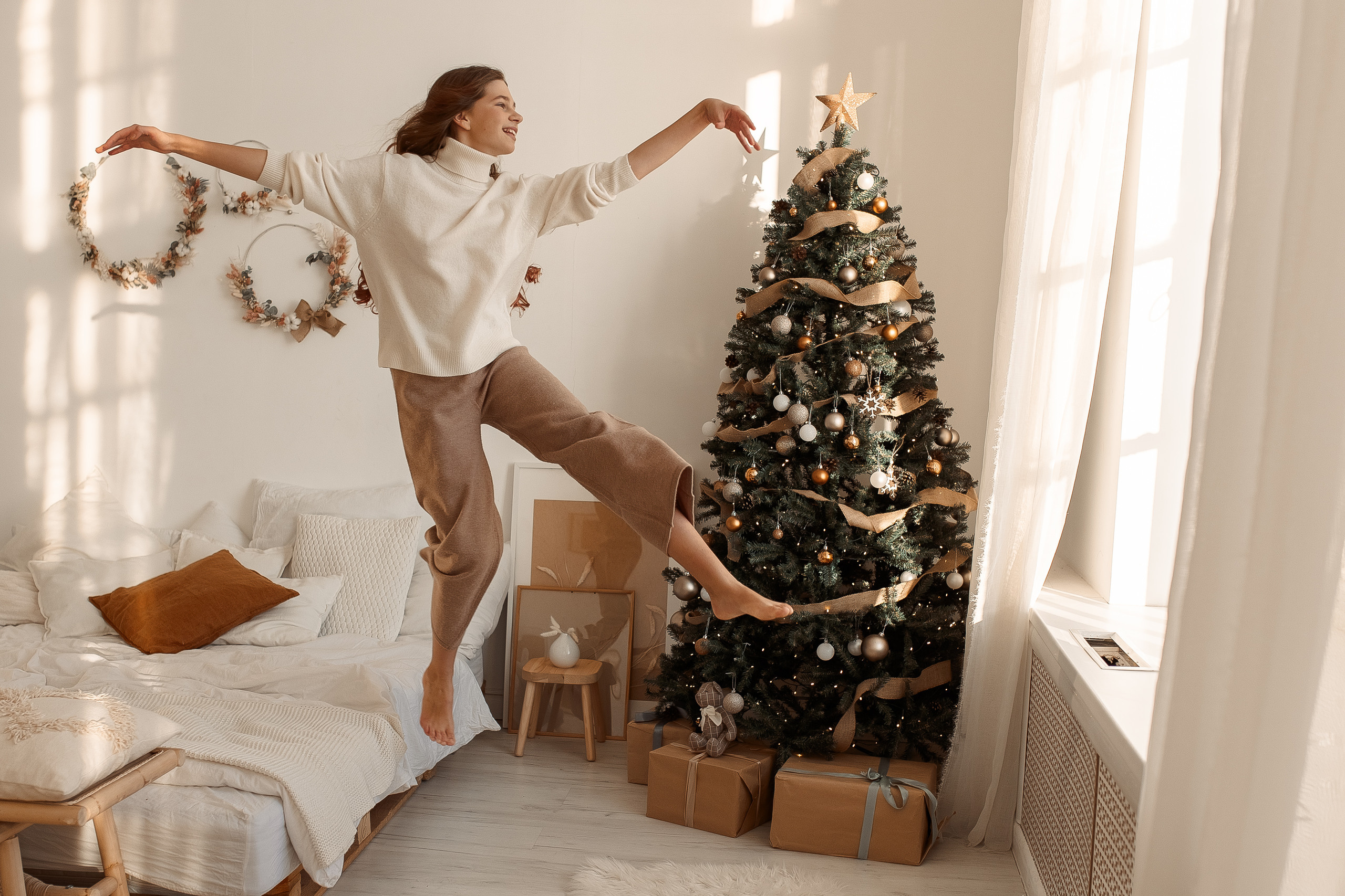 Новогодняя Николь. Контент фотограф в Санкт-Петербурге Елена Кегель