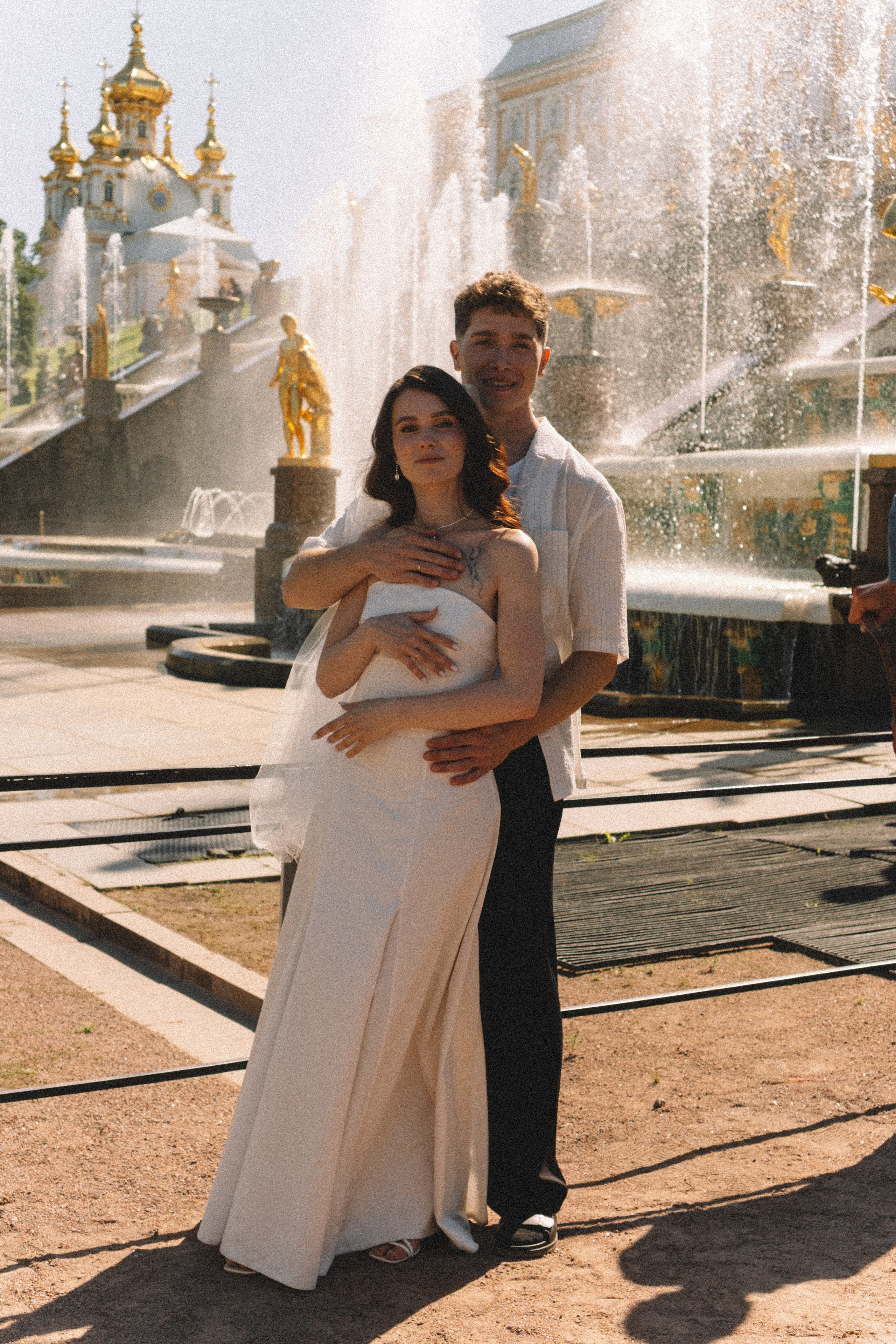 СВАДЕБНАЯ СЬЕМКА В ПЕТЕРГОФЕ И СЬЕМКА РЕПОРТАЖА В ЗАГСЕ ПЕТЕРГОФА. Профессиональный фотограф, Санкт-Петербург — Виктория Богомолова