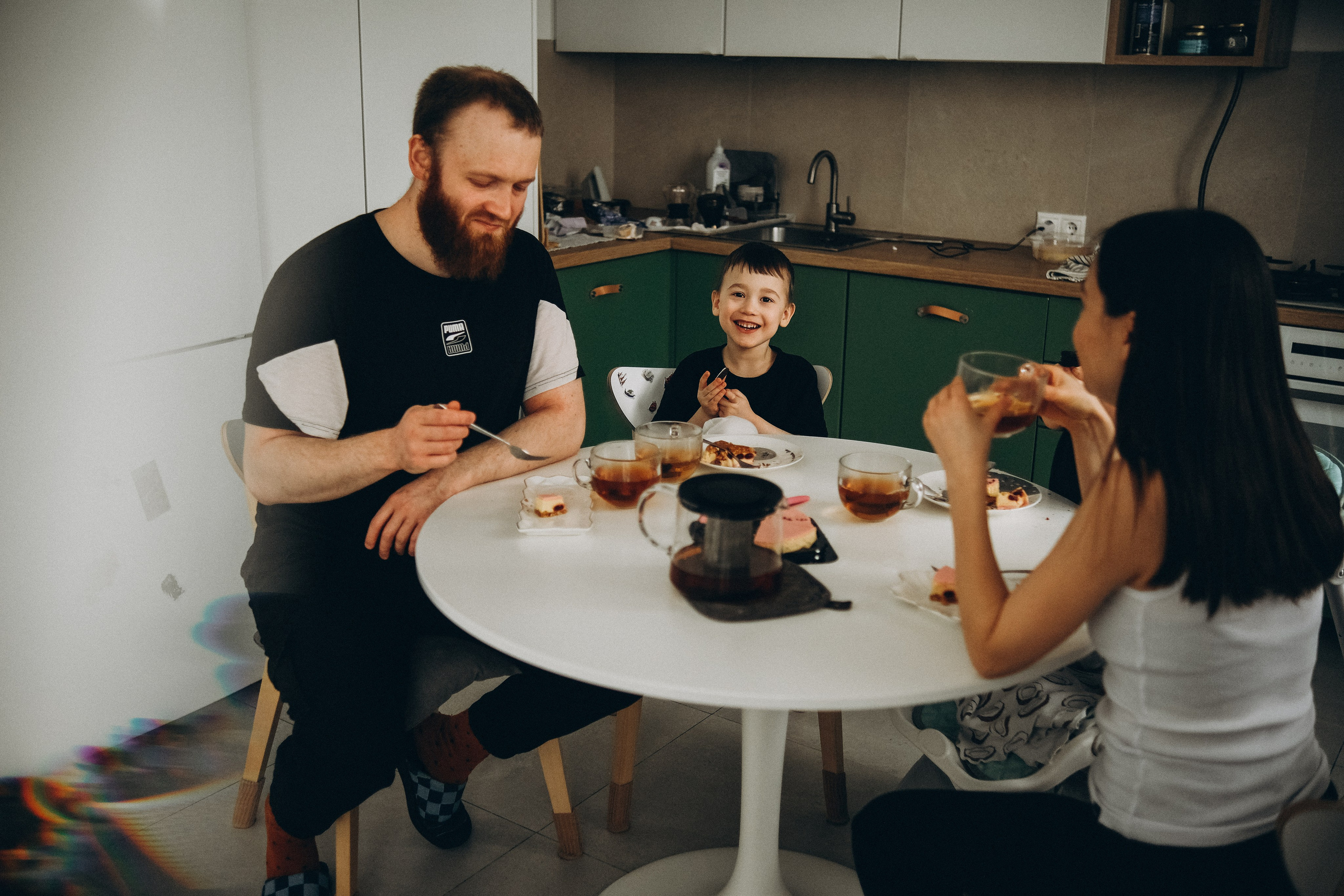 У Ирины дома. Семейный детский ньюборн фотограф в Москве Марта Петрова